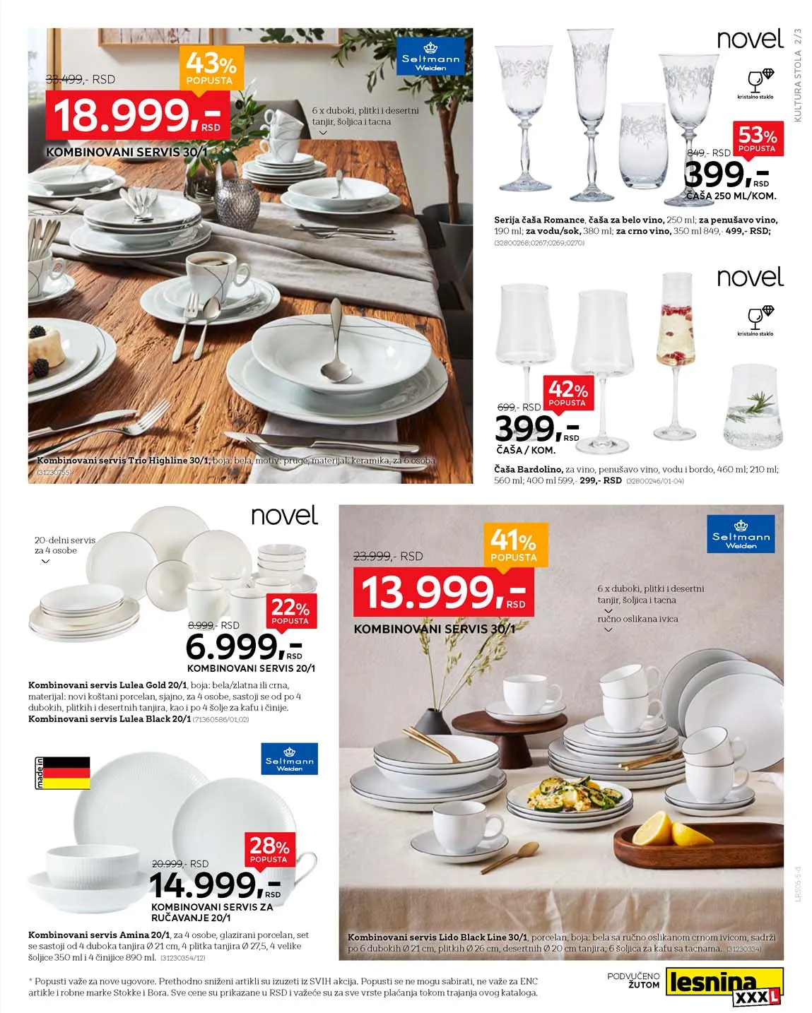 Lesnina snizenja katalog