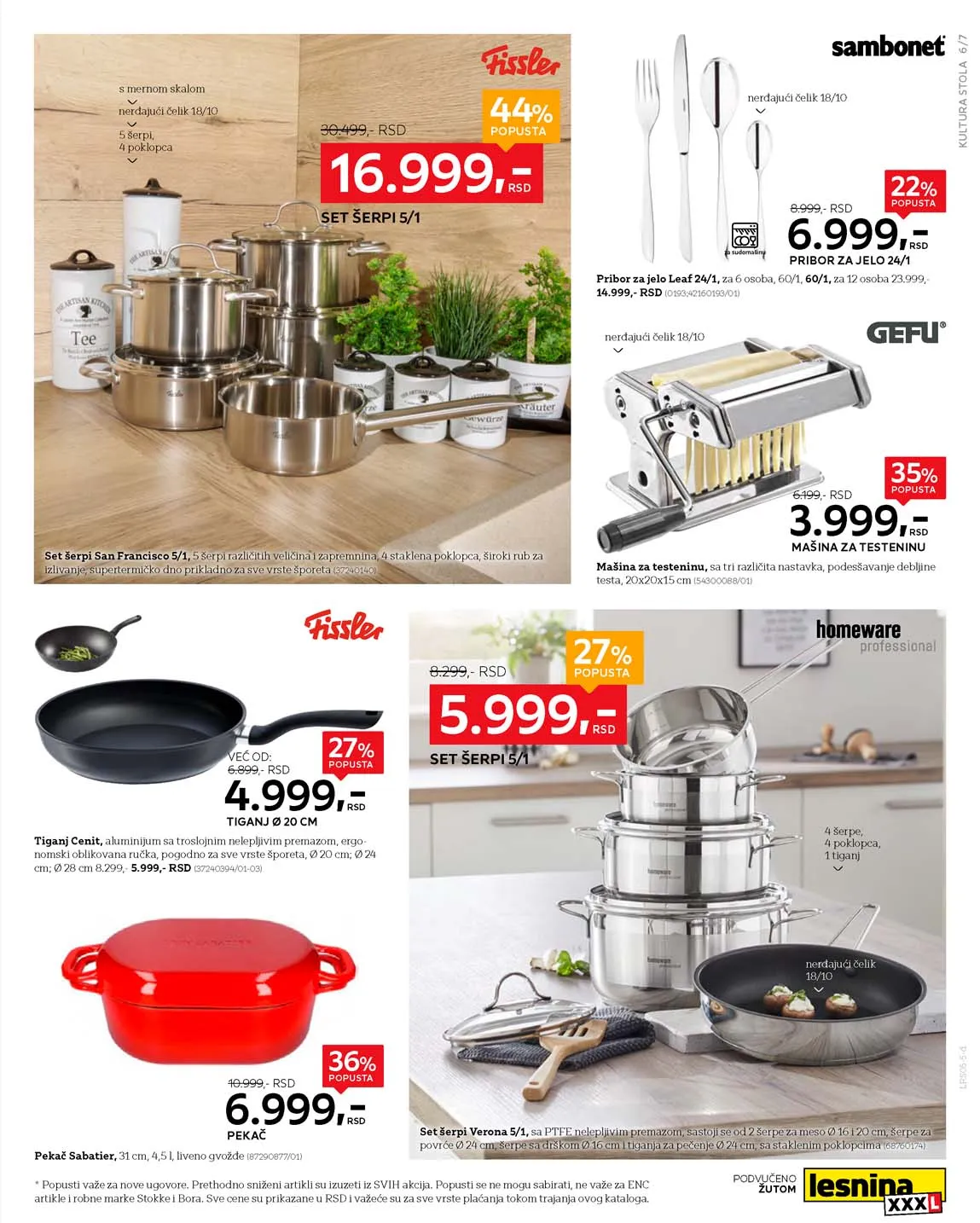 Lesnina snizenja katalog