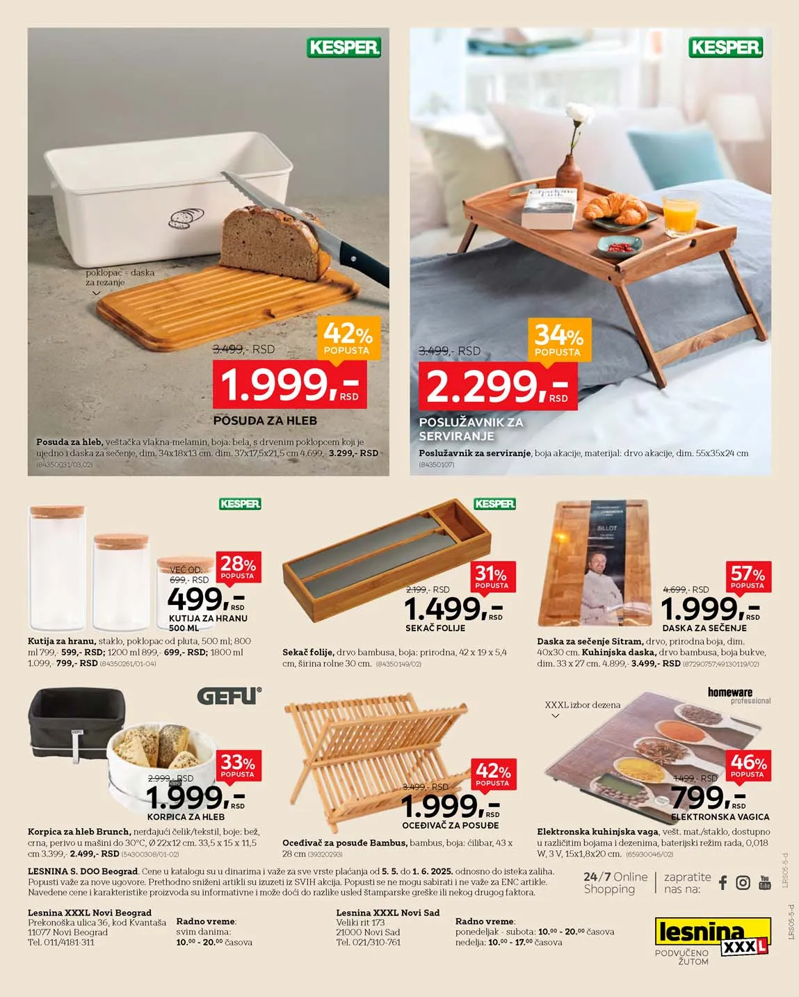 Lesnina snizenja katalog