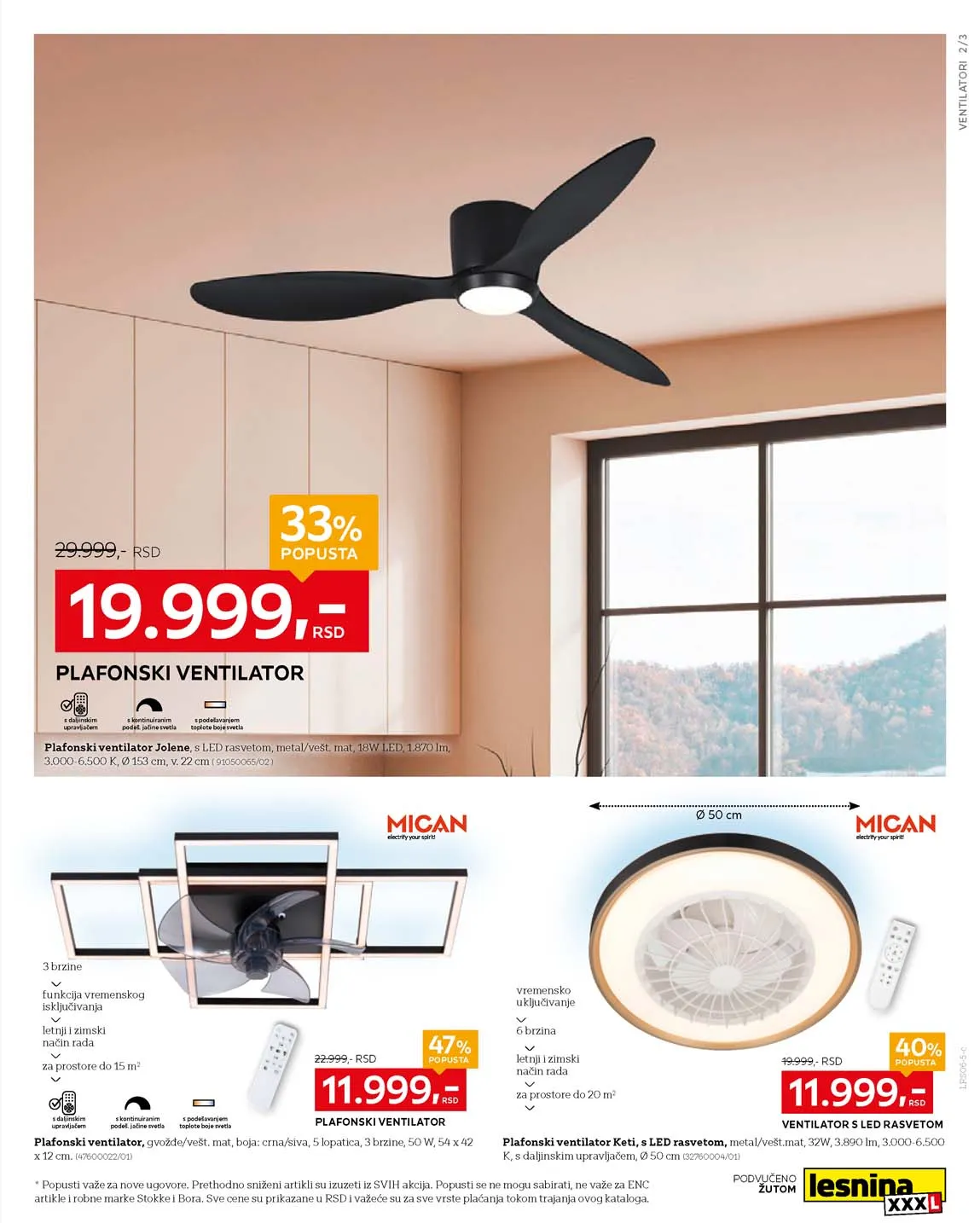 Lesnina snizenja katalog
