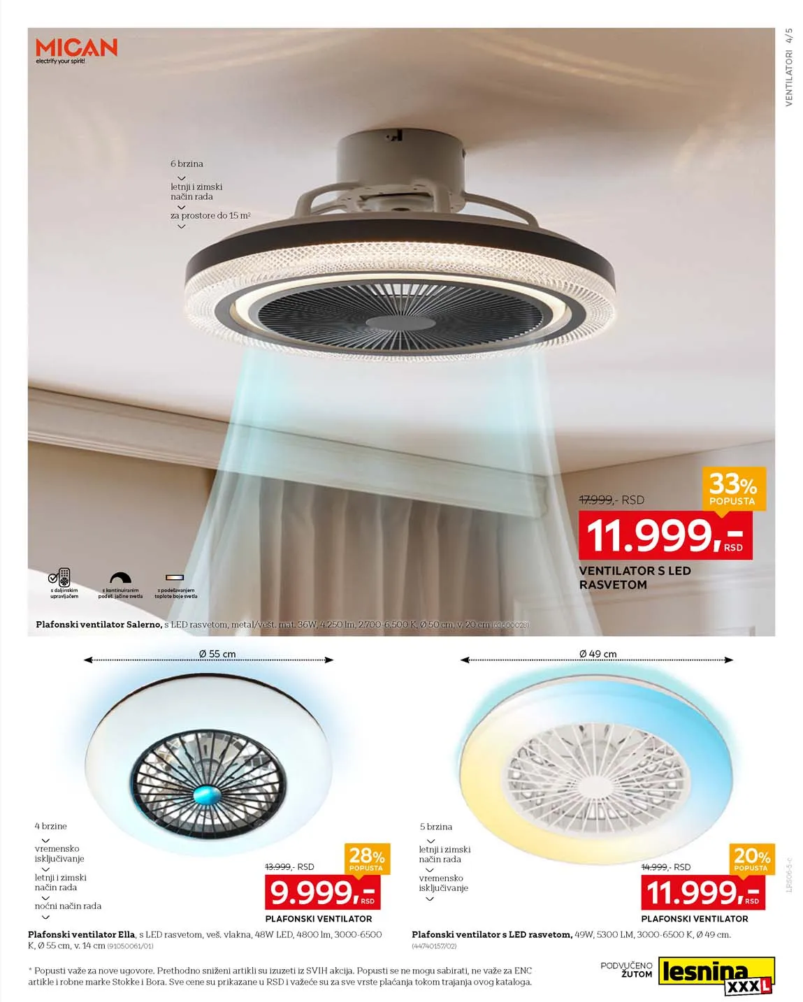 Lesnina snizenja katalog