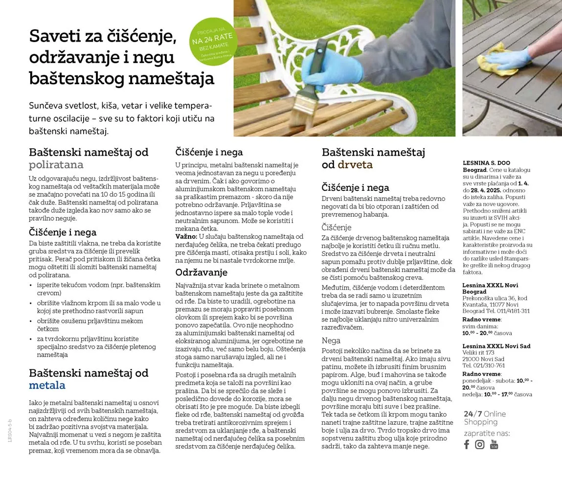 Lesnina snizenja katalog