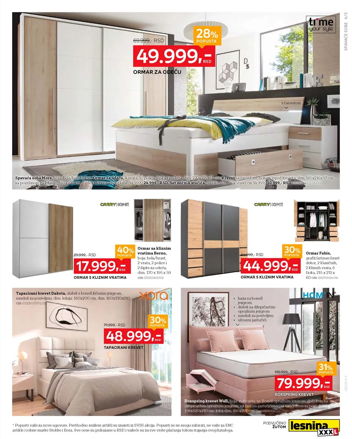 Lesnina snizenja katalog