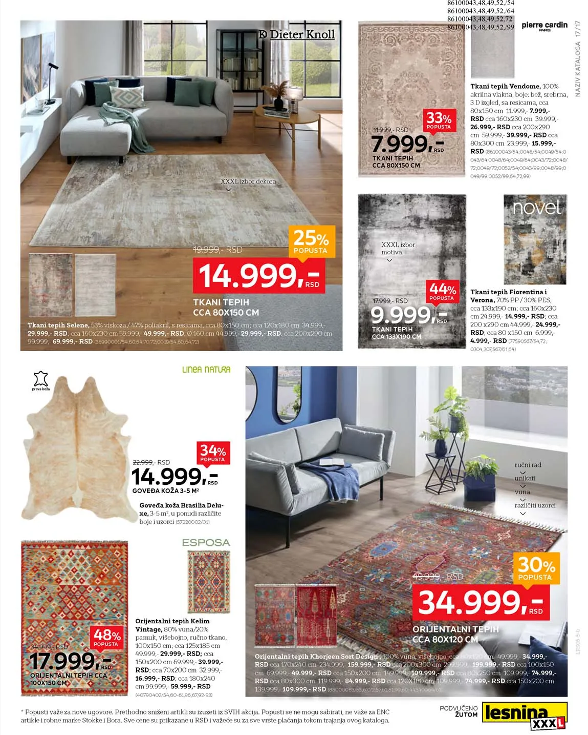 Lesnina snizenja katalog