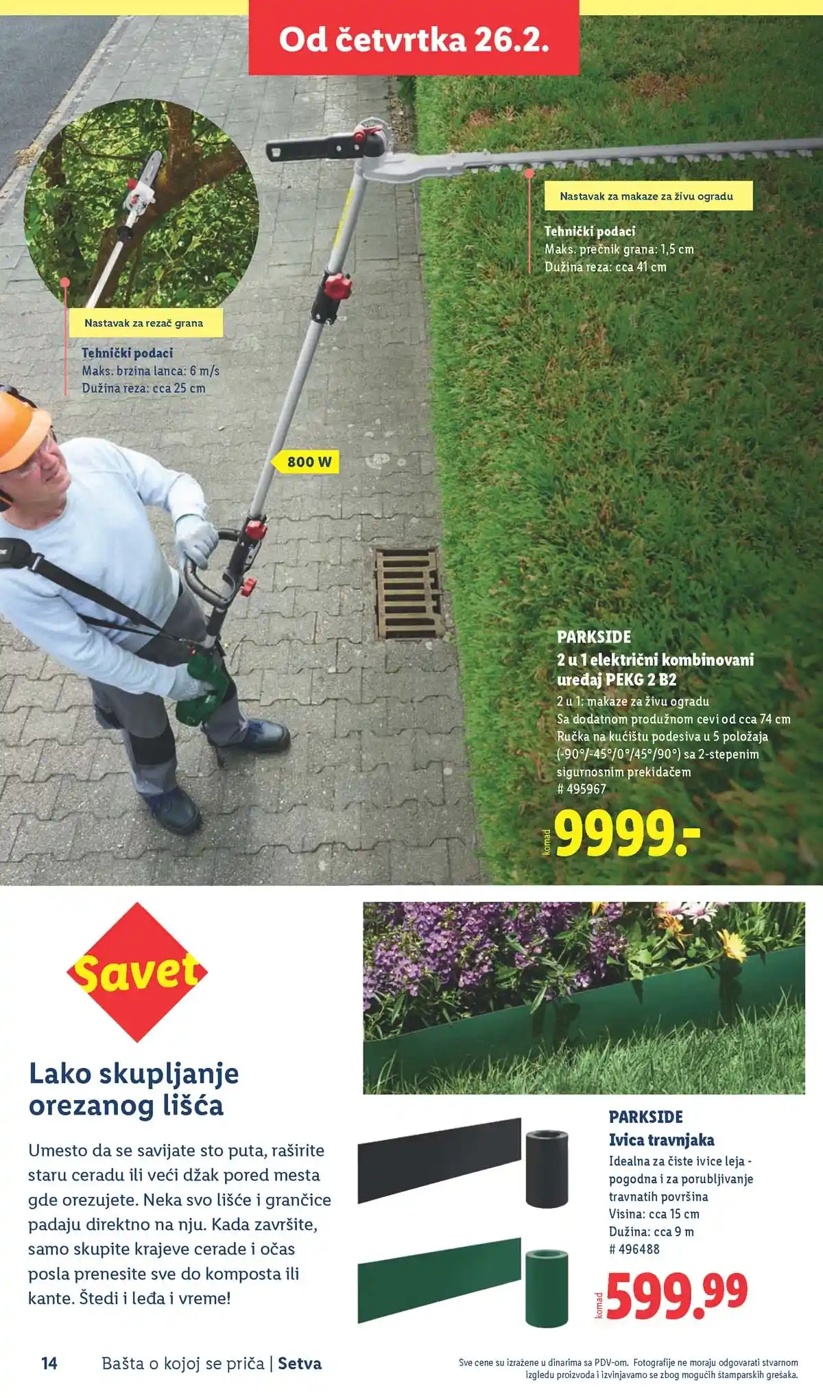 Lidl Katalog sniženja Basta o kojoj se priča Lidl akcija sniženja Bašta o kojoj se priča