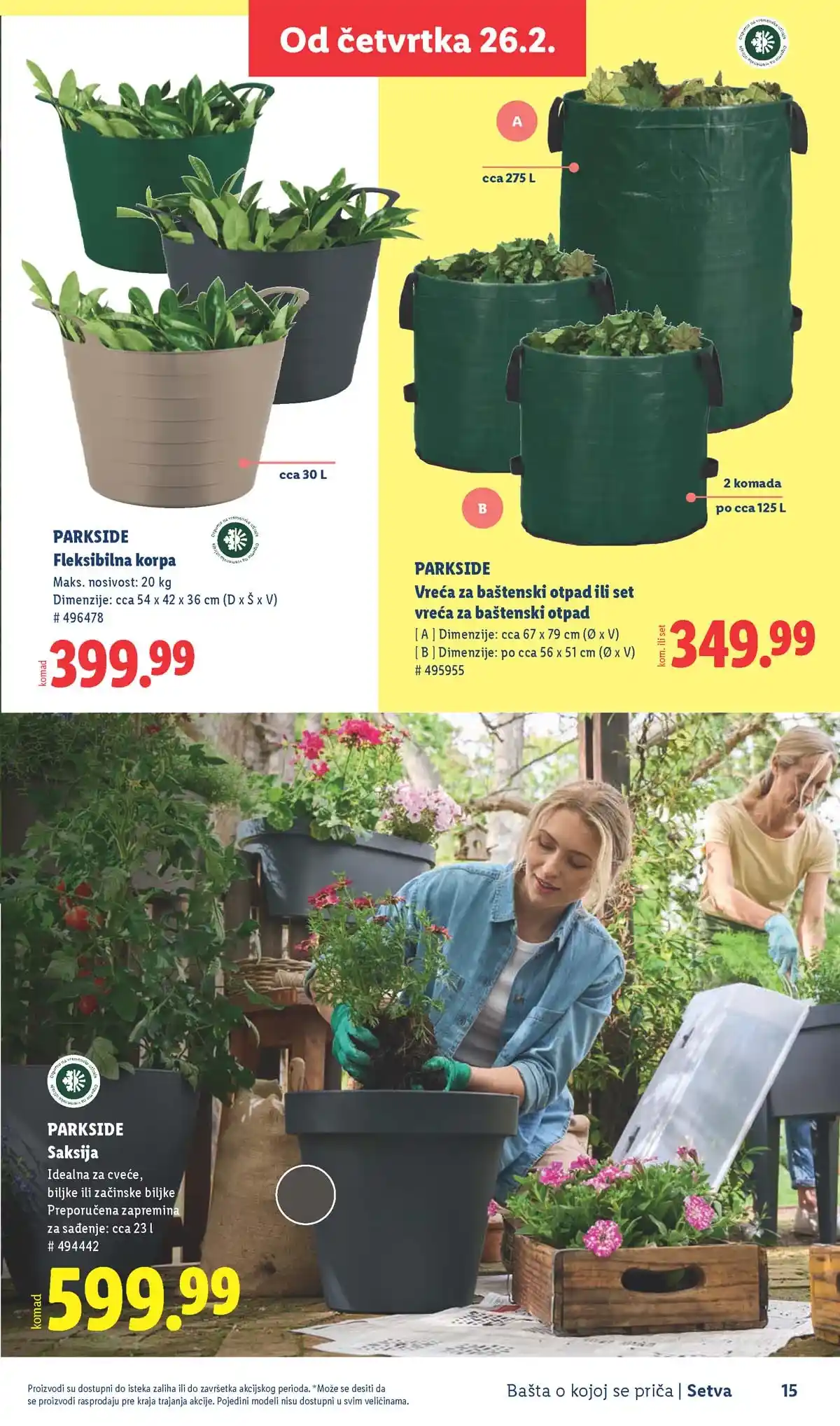 Lidl Katalog sniženja Basta o kojoj se priča Lidl akcija sniženja Bašta o kojoj se priča
