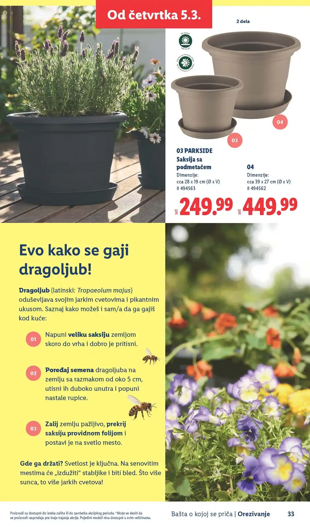 Lidl akcija sniženja Bašta o kojoj se priča