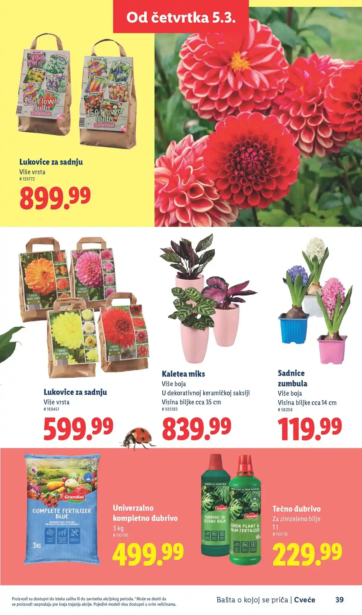 Lidl akcija sniženja Bašta o kojoj se priča