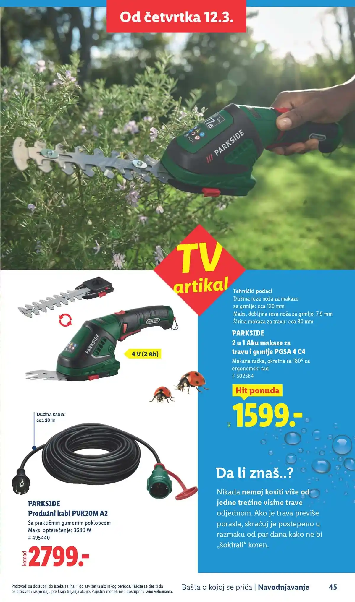 Lidl akcija sniženja Bašta o kojoj se priča