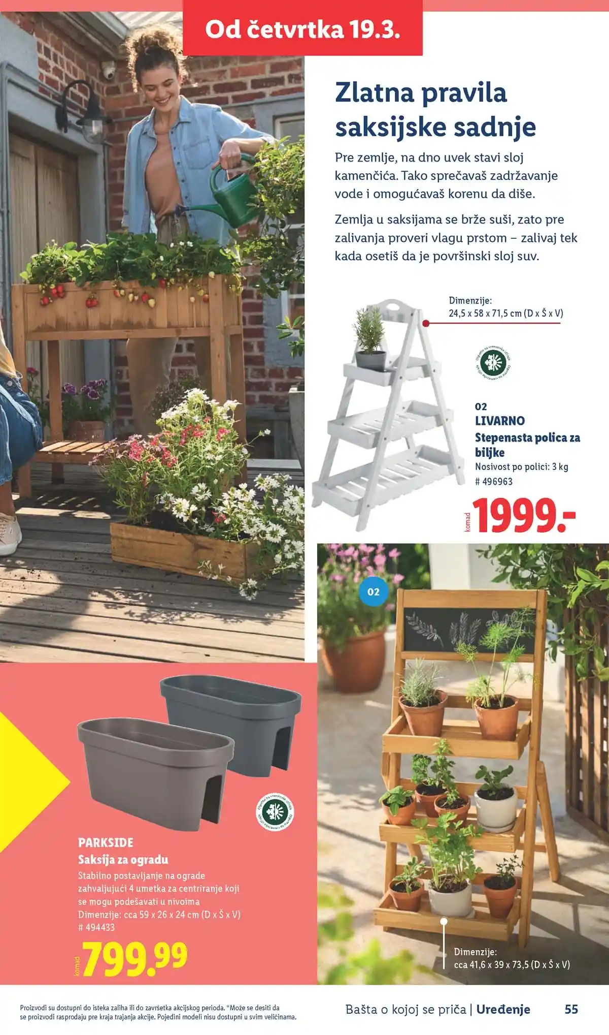 Lidl akcija sniženja Bašta o kojoj se priča