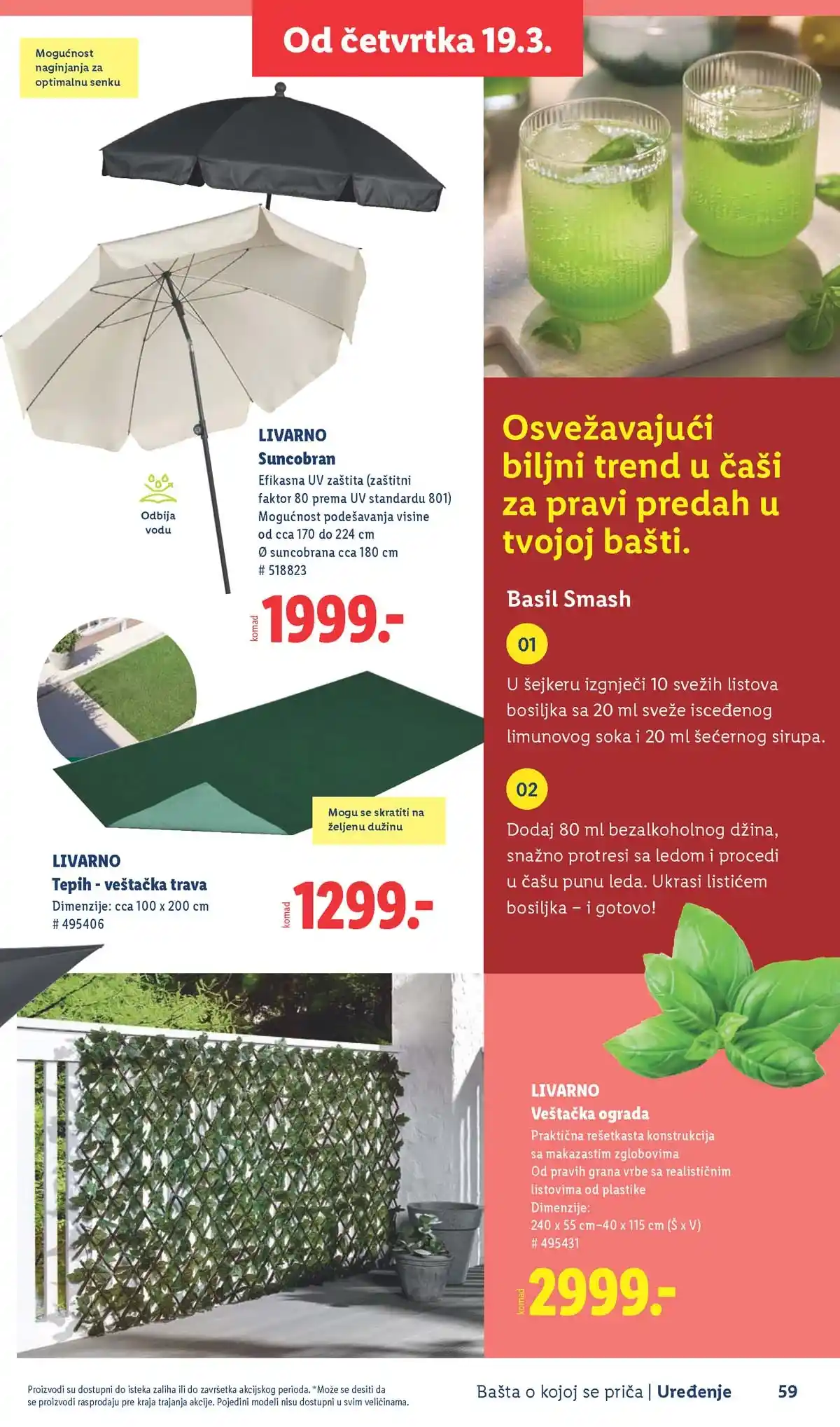 Lidl akcija sniženja Bašta o kojoj se priča