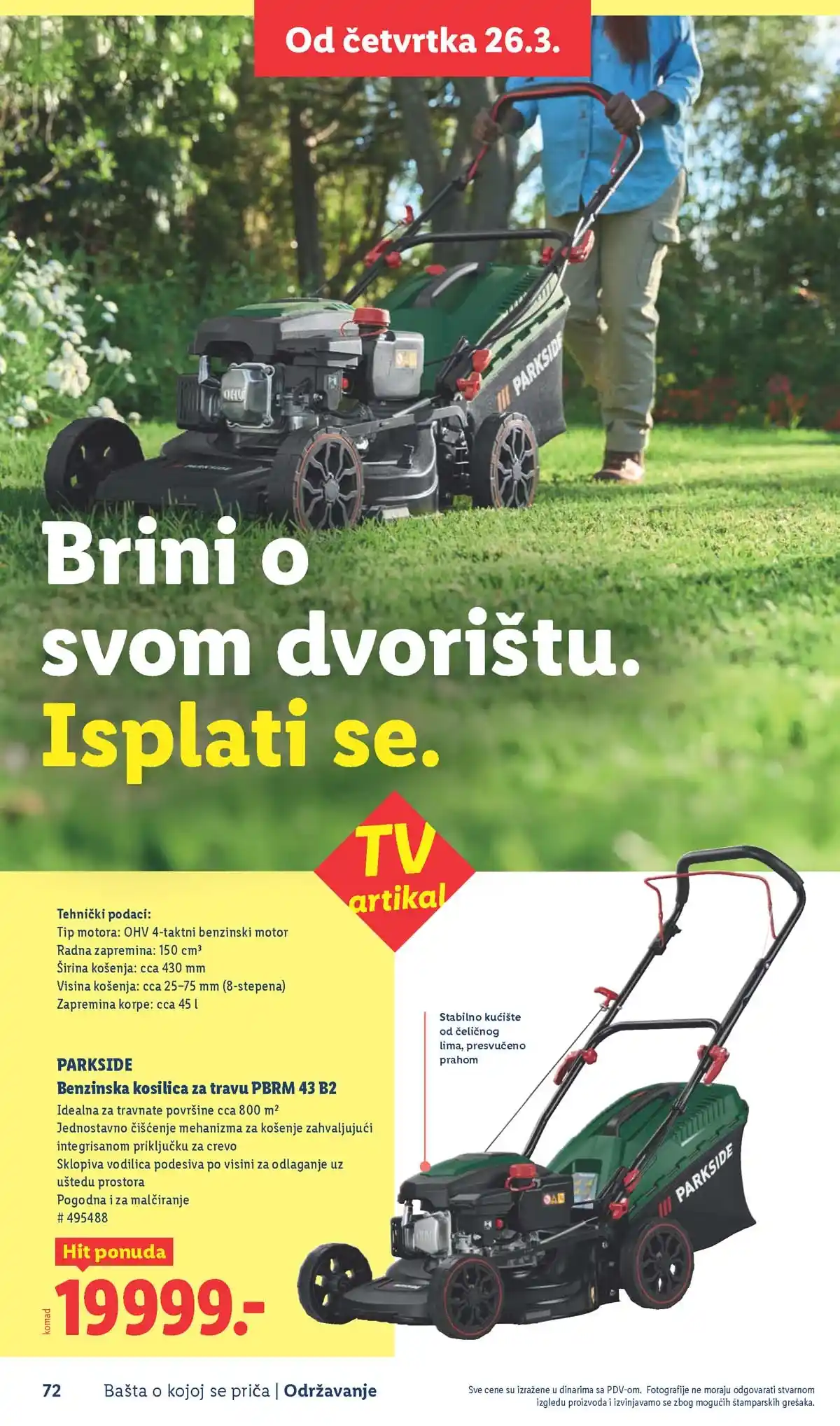 Lidl akcija sniženja Bašta o kojoj se priča