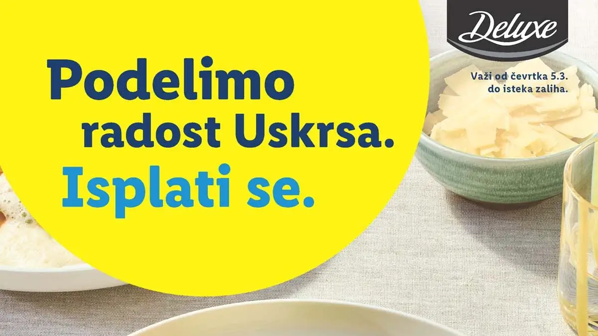Lidl akcija Podelimo radost Uskrsa katalog popusta od 05.03.2026