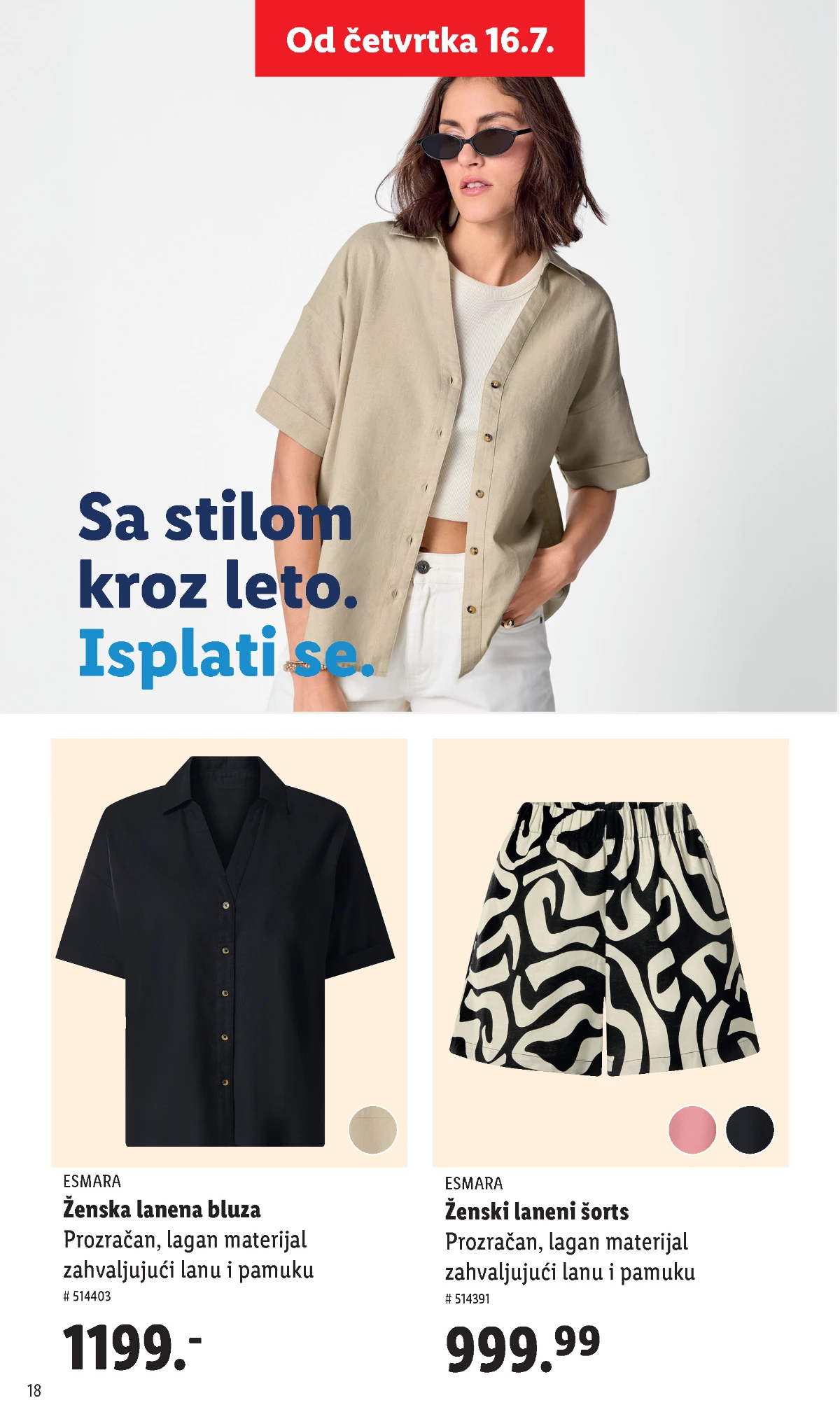 Lidl ESMARA letnja moda za svaki dan Srbija