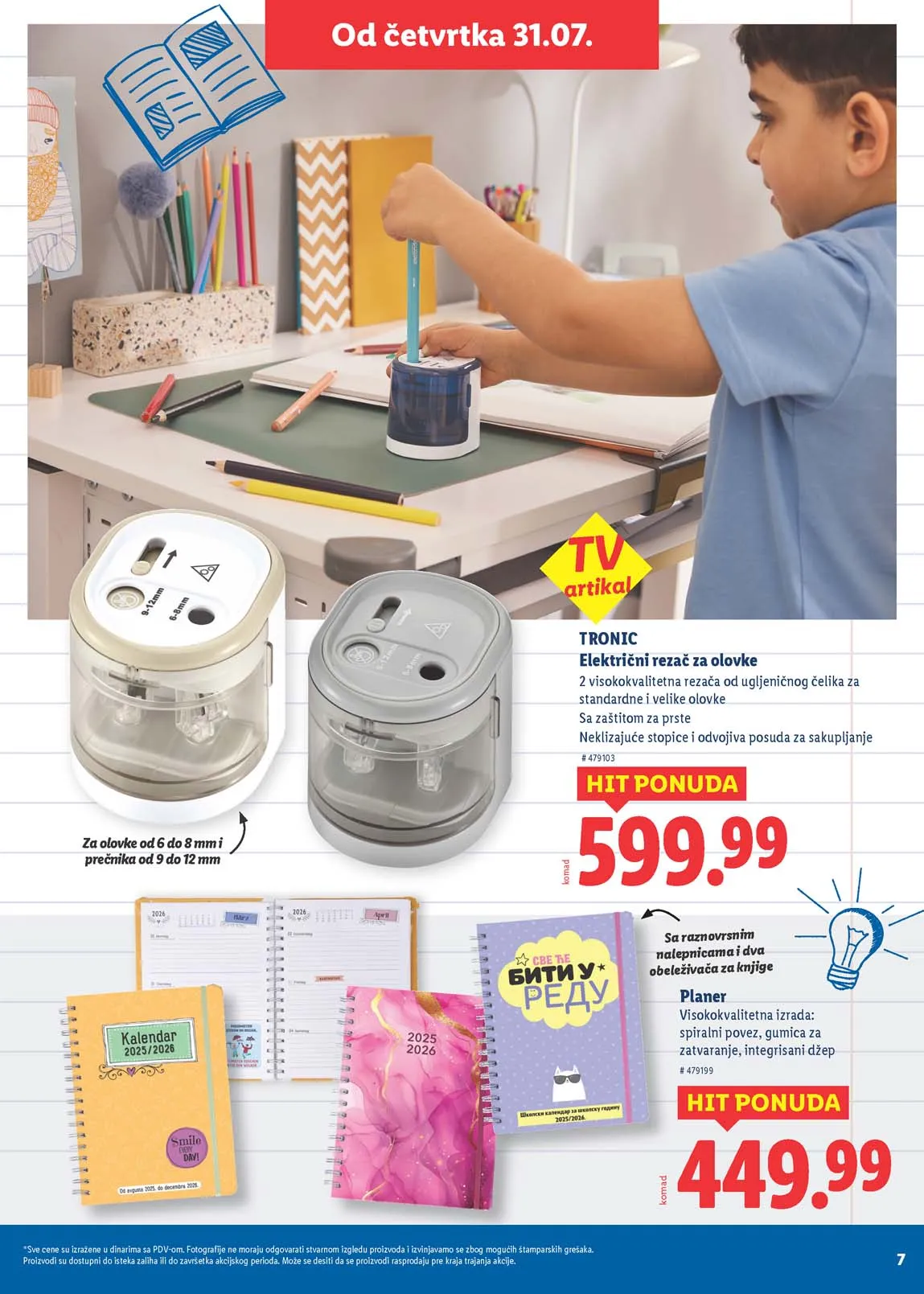 Lidl školski katalog