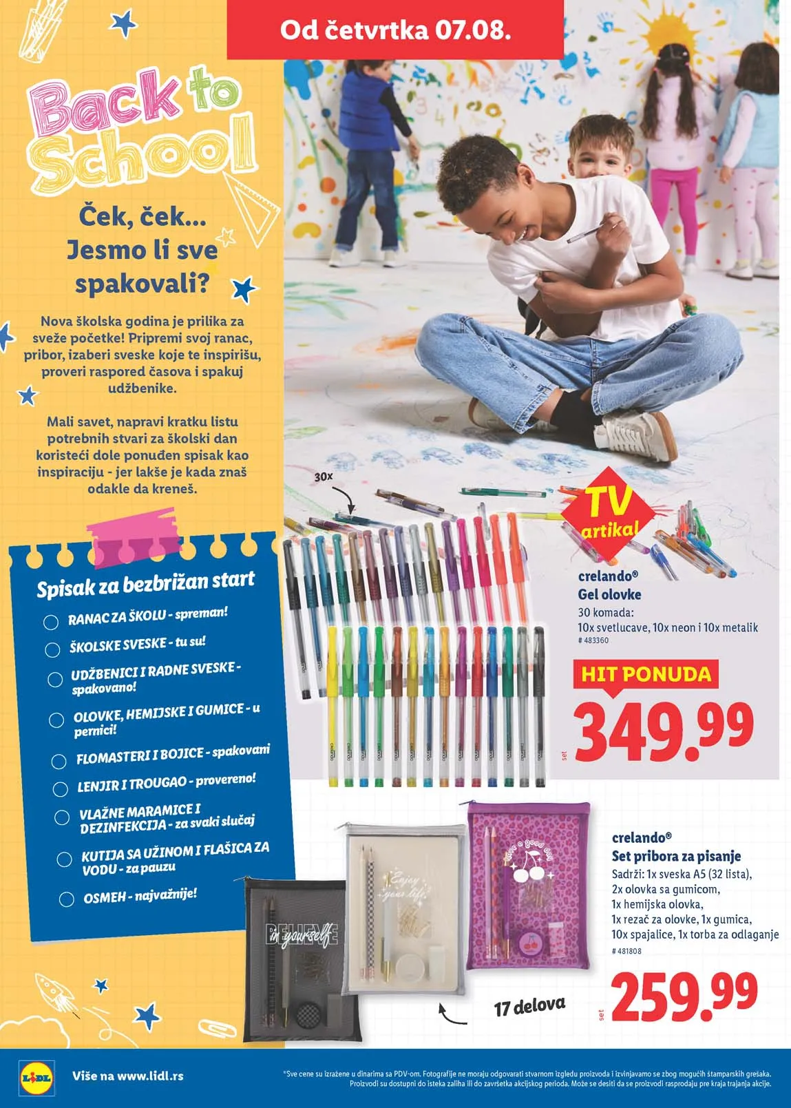 Lidl školski katalog
