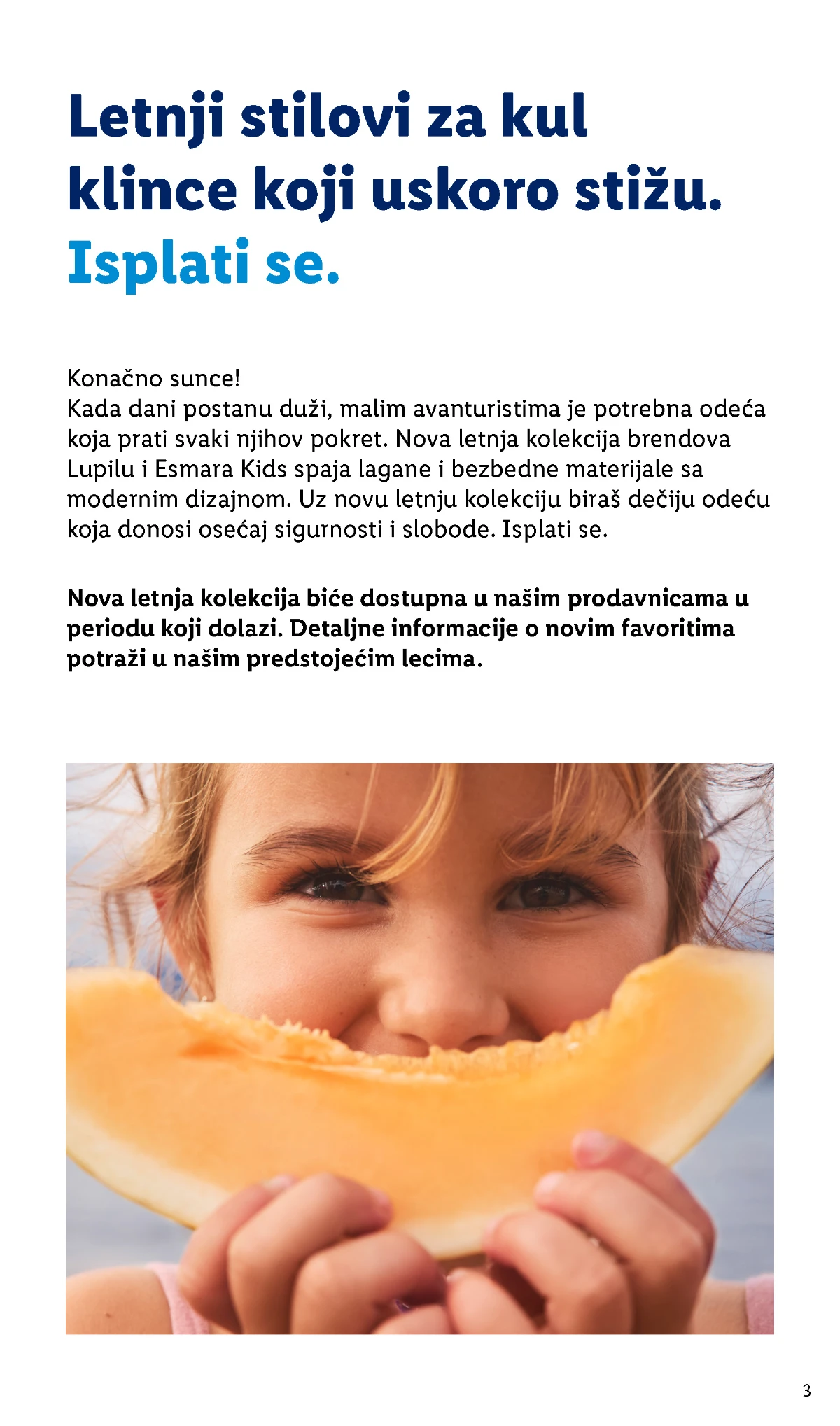 Lidl Lupilu kolekcija opis materijala