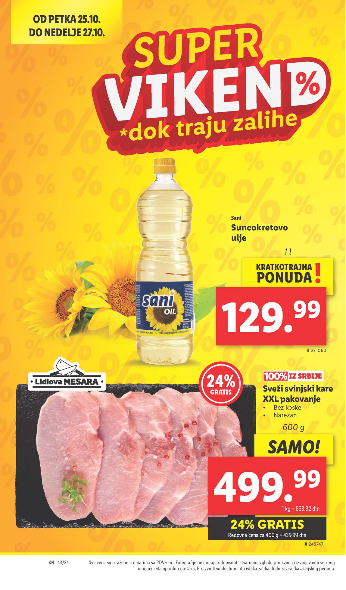 LIDL SNIZENJE SNIZENJA  KATALOG AKCIJA