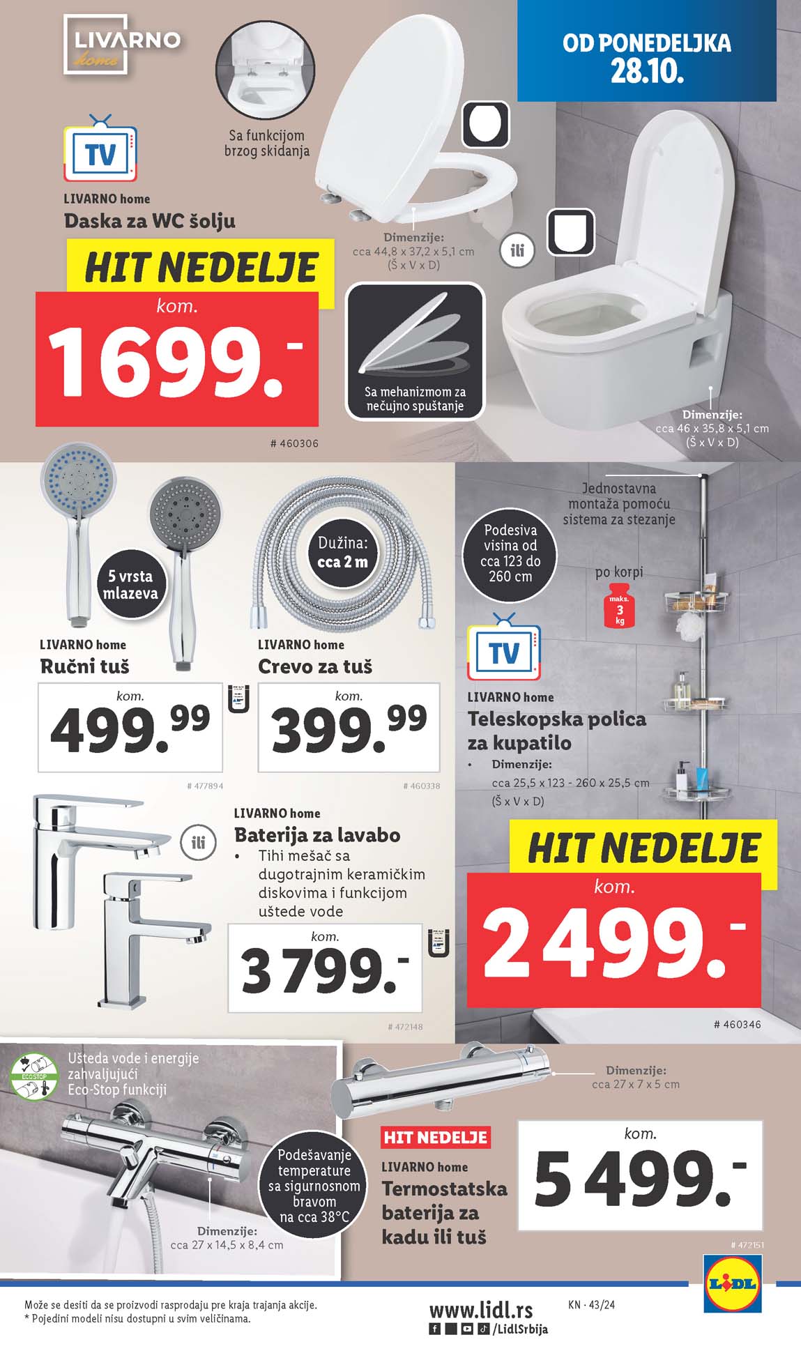 LIDL SNIZENJE SNIZENJA  KATALOG AKCIJA