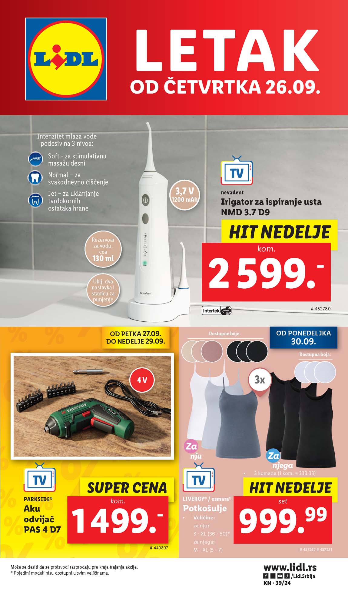 LIDL SNIZENJE SNIZENJA  KATALOG AKCIJA