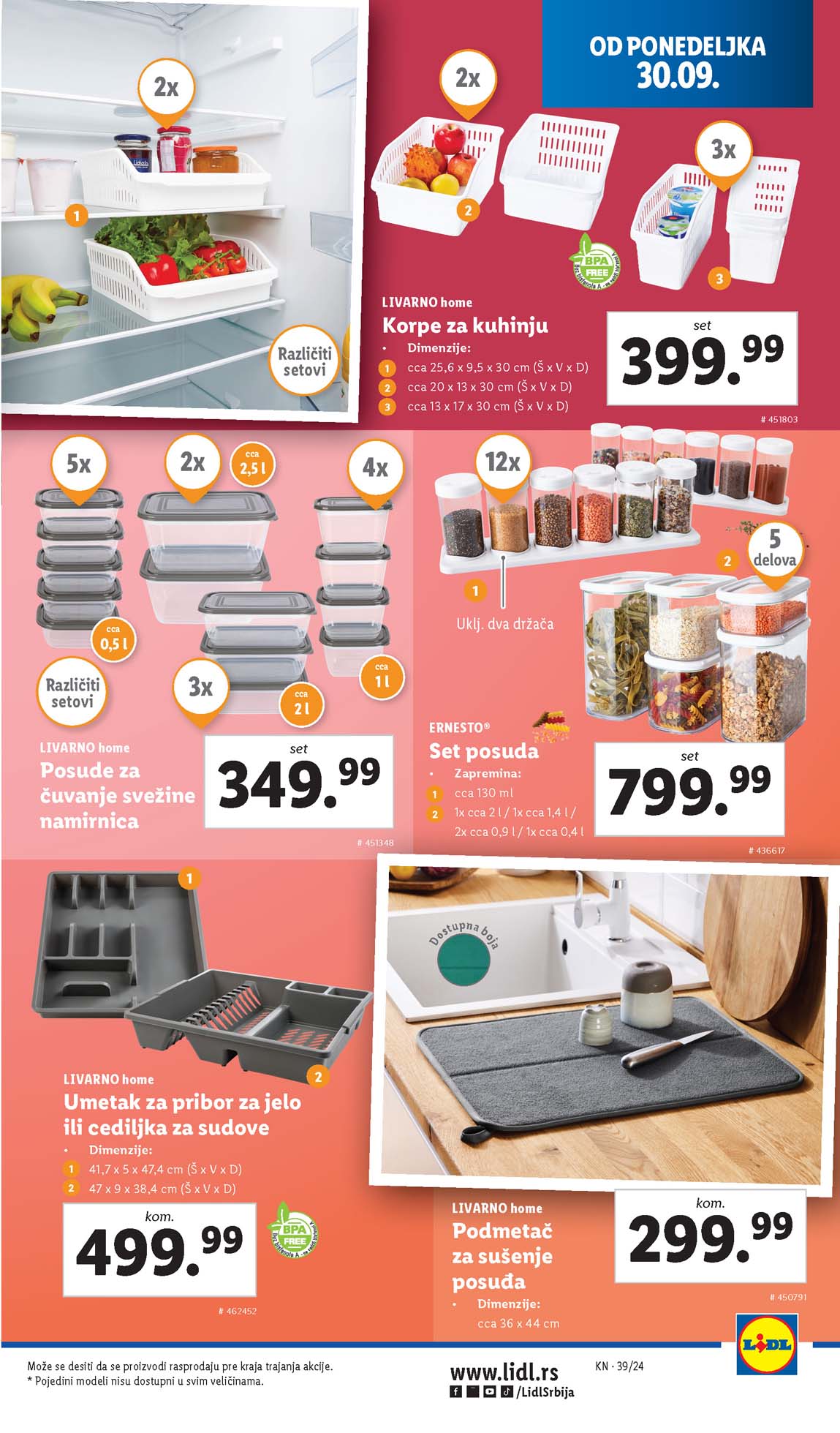 LIDL SNIZENJE SNIZENJA  KATALOG AKCIJA