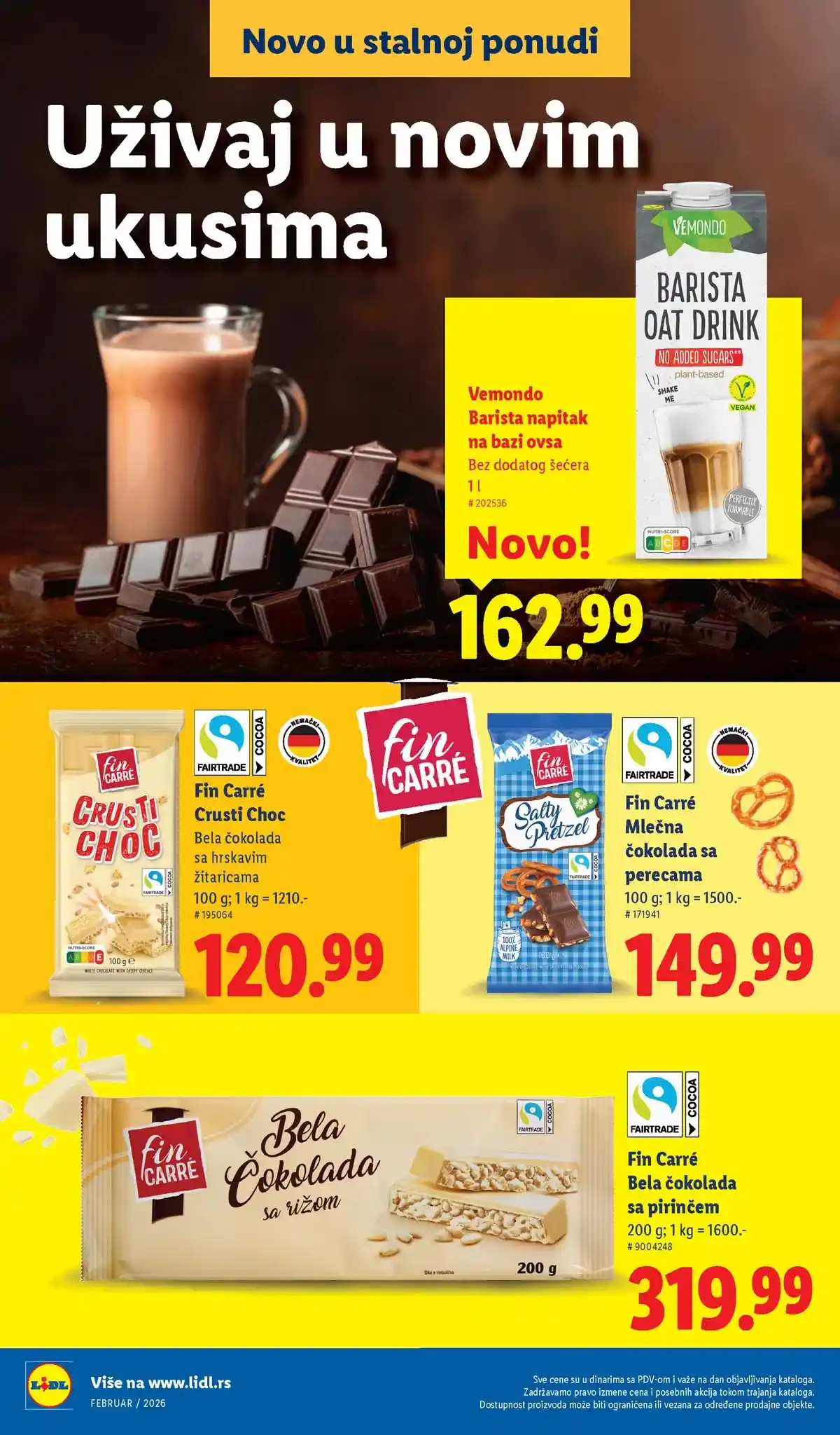 Lidl katalog sniženja „Novo, a već omiljeno“ – strana 10, februar 2026 Srbija