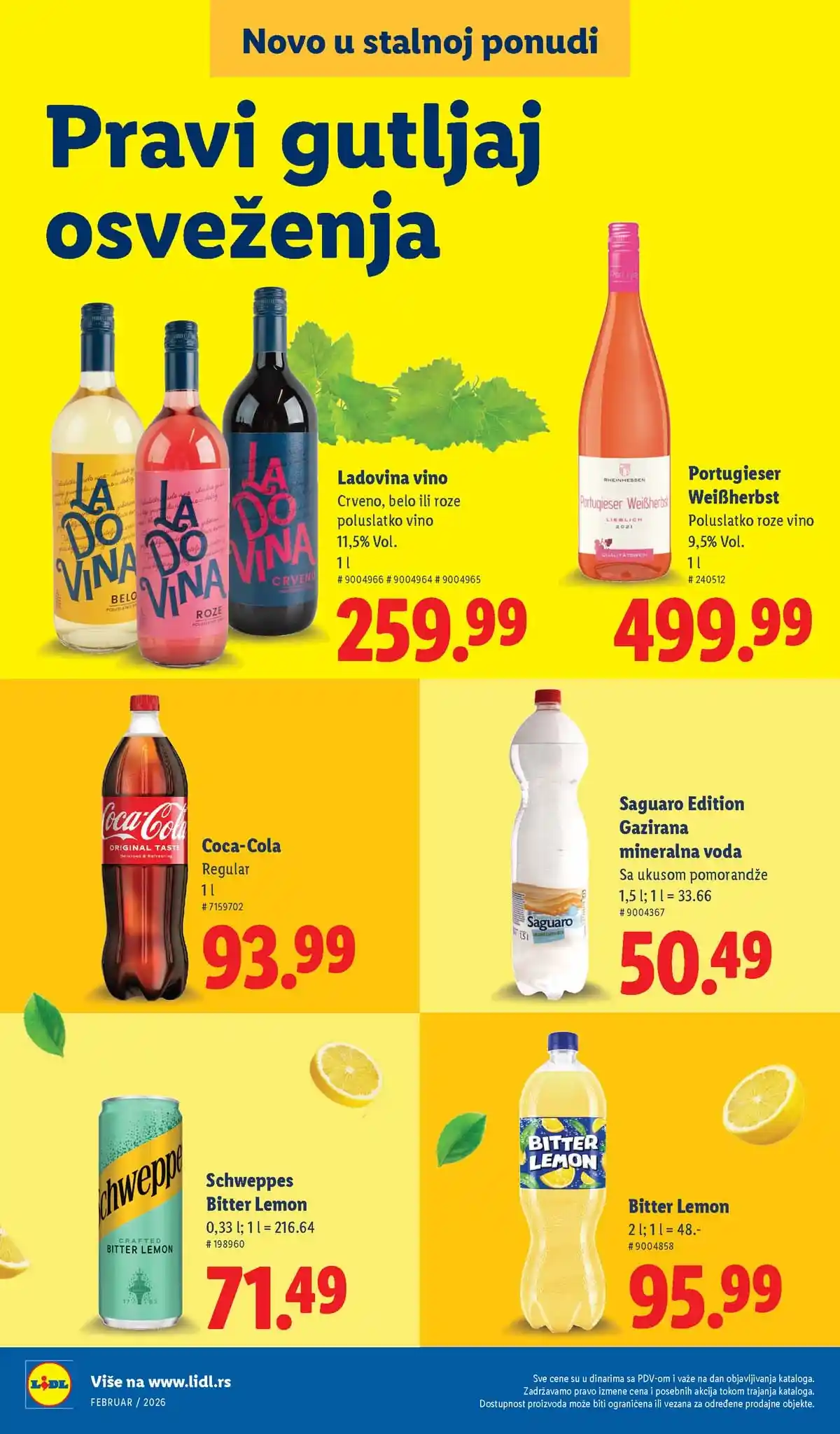 Lidl katalog sniženja „Novo, a već omiljeno“ – strana 14, februar 2026 Srbija