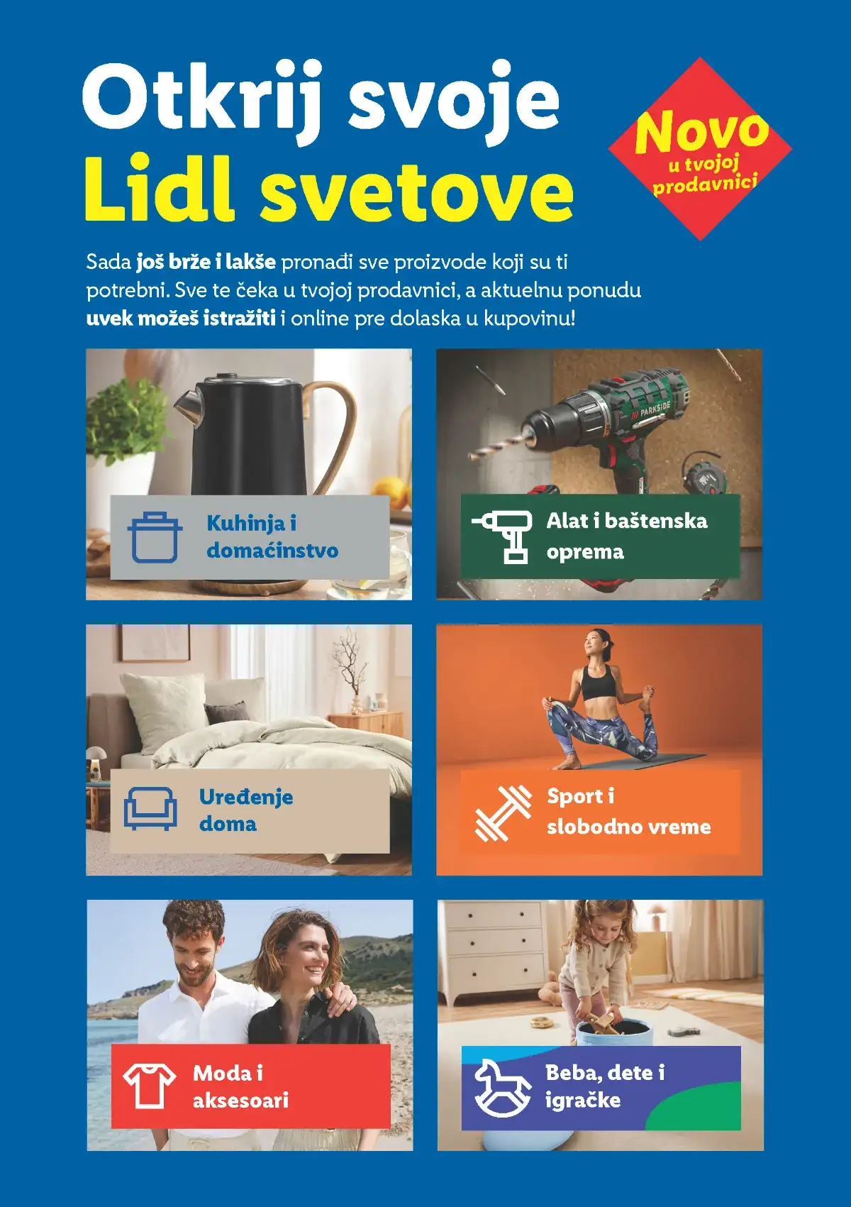 Lidl svetovi nova ponuda katalog Srbija kuhinja alati dom sport moda igracke do 07.05.2026
