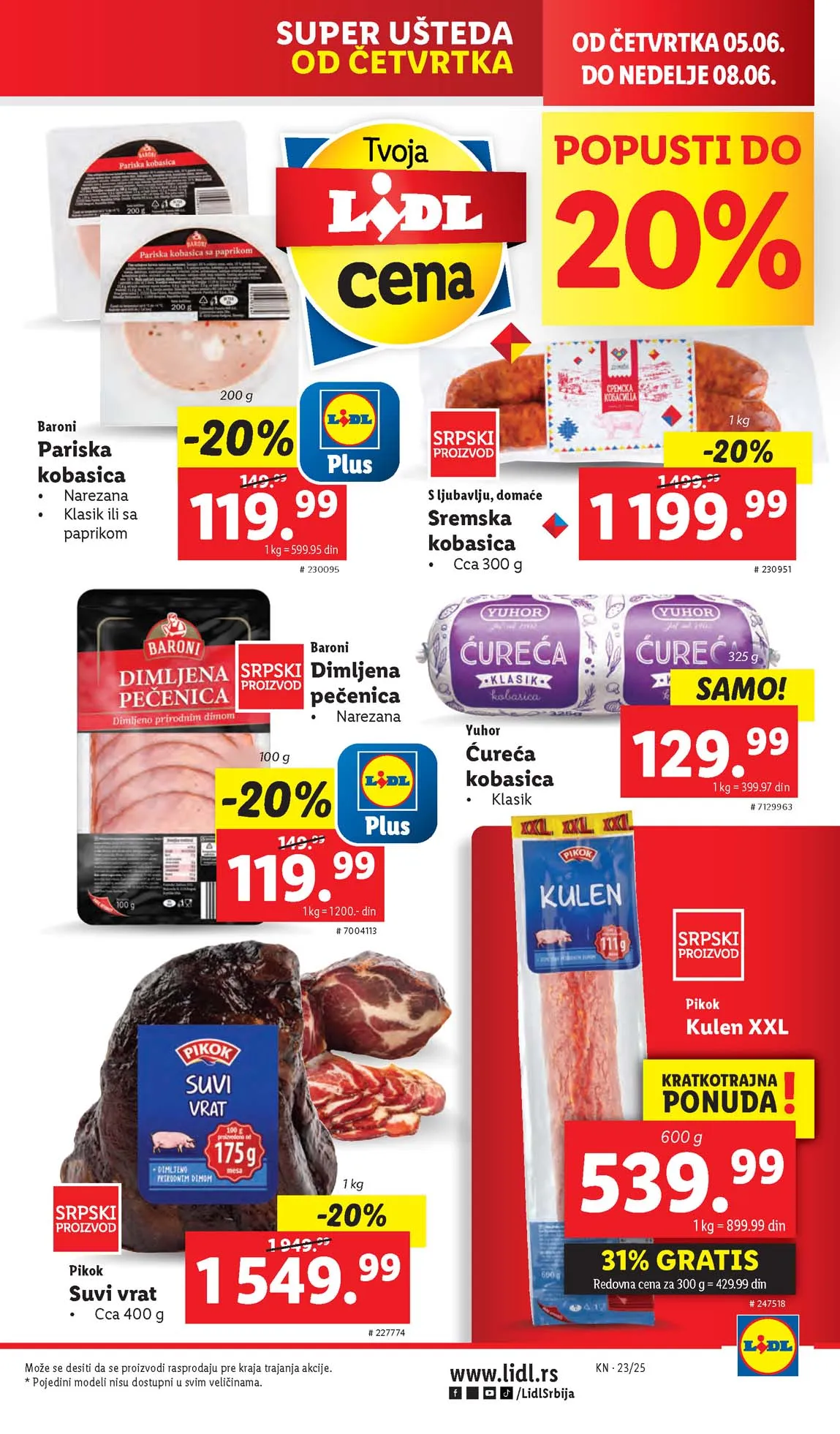Katalozi Lidl kataloška ponuda