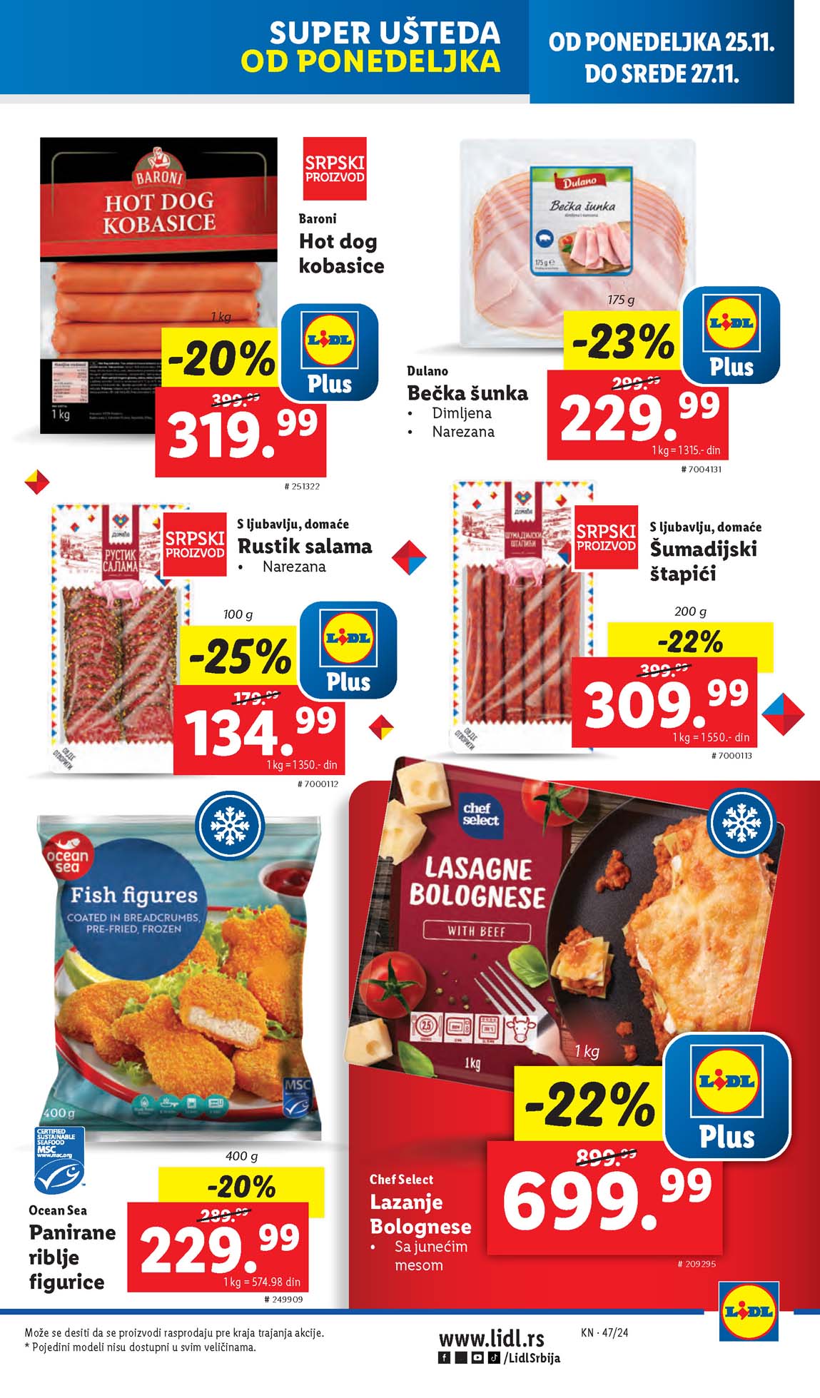 Katalozi Lidl kataloška ponuda