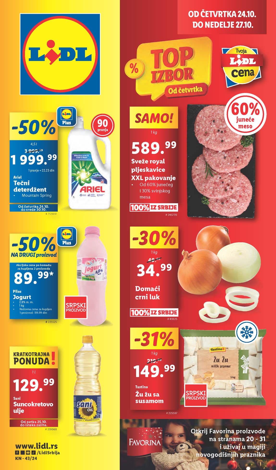 LIDL SNIZENJA KATALOG AKCIJA