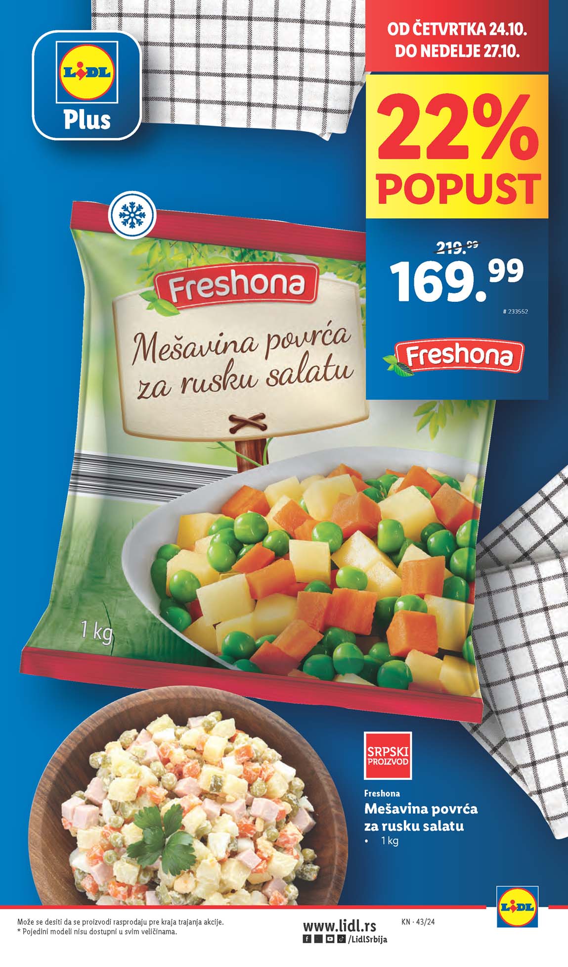 LIDL SNIZENJE SNIZENJA  KATALOG AKCIJA