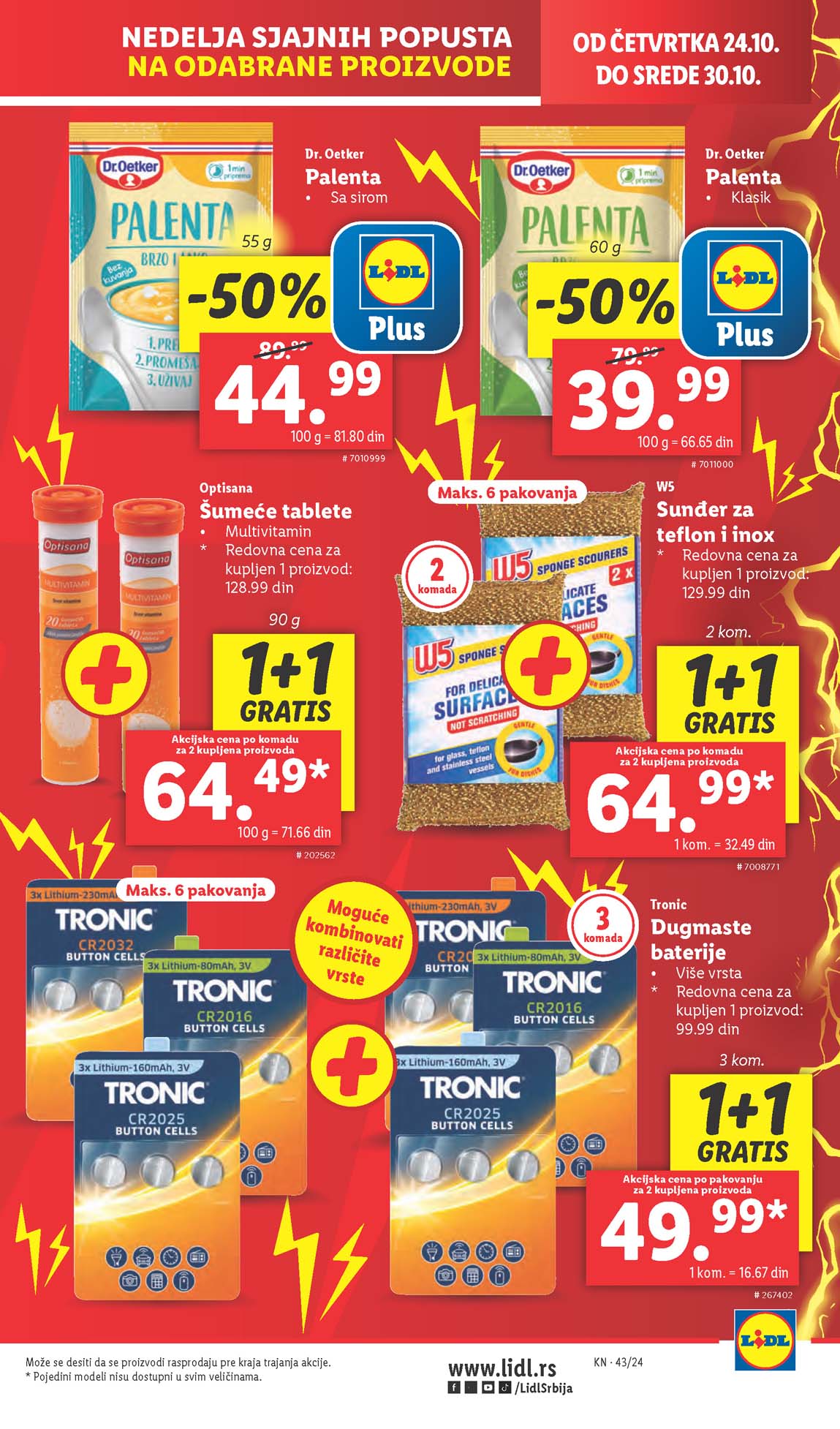 LIDL SNIZENJE SNIZENJA  KATALOG AKCIJA