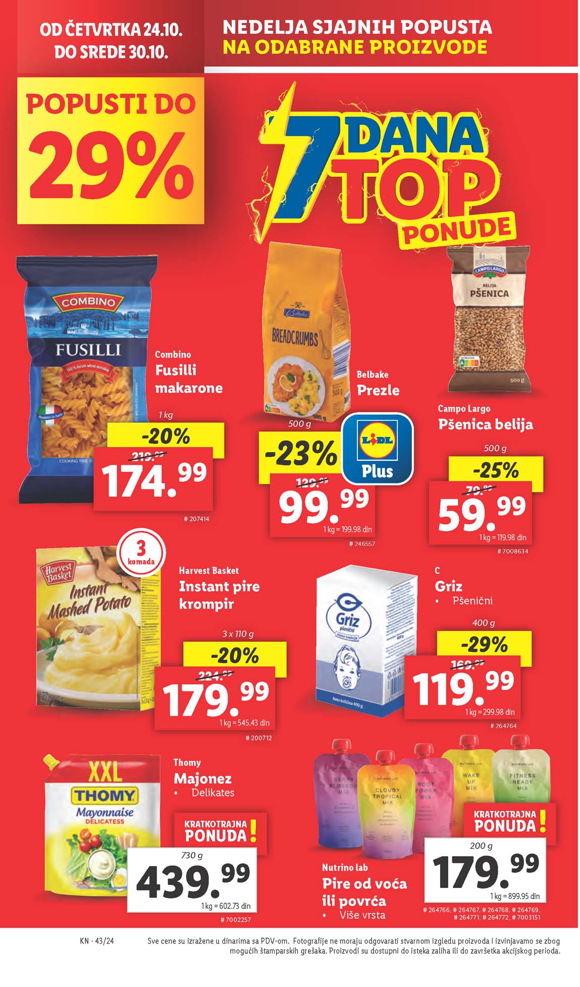 LIDL SNIZENJE SNIZENJA  KATALOG AKCIJA