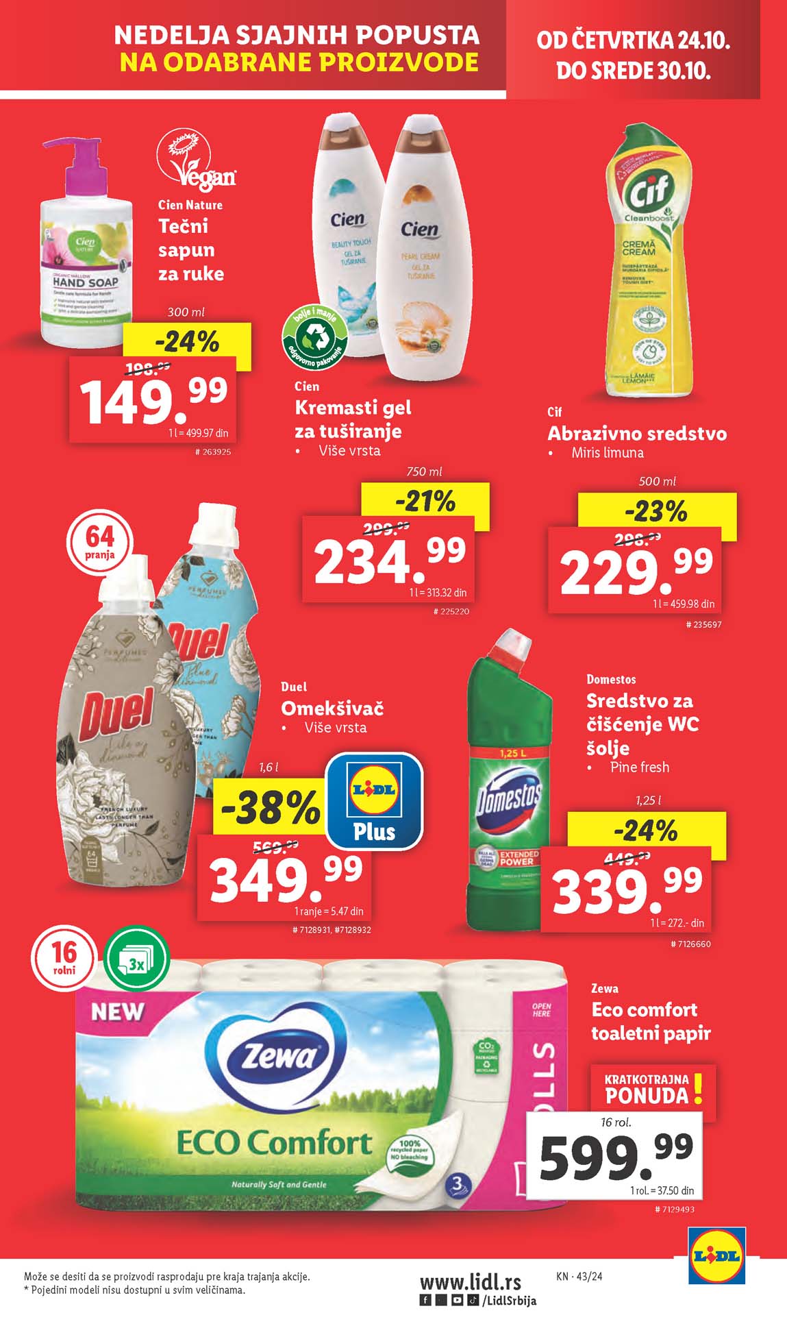 LIDL SNIZENJE SNIZENJA  KATALOG AKCIJA