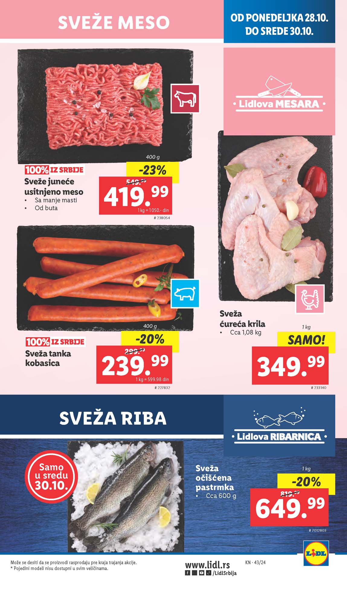 LIDL SNIZENJE SNIZENJA  KATALOG AKCIJA