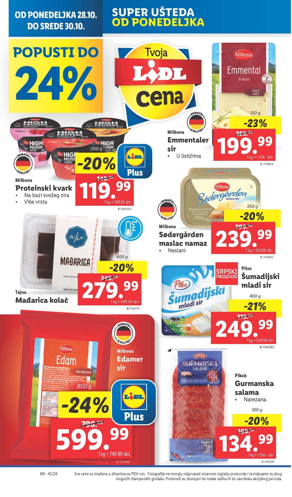 LIDL SNIZENJE SNIZENJA  KATALOG AKCIJA