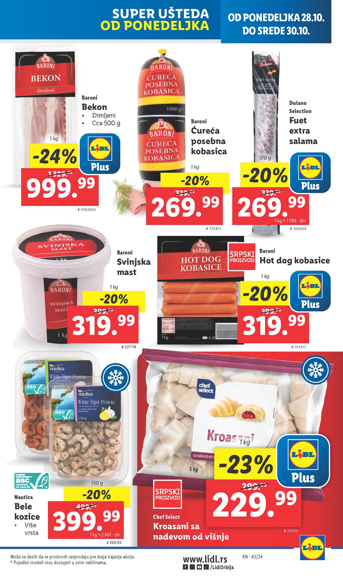 LIDL SNIZENJE SNIZENJA  KATALOG AKCIJA