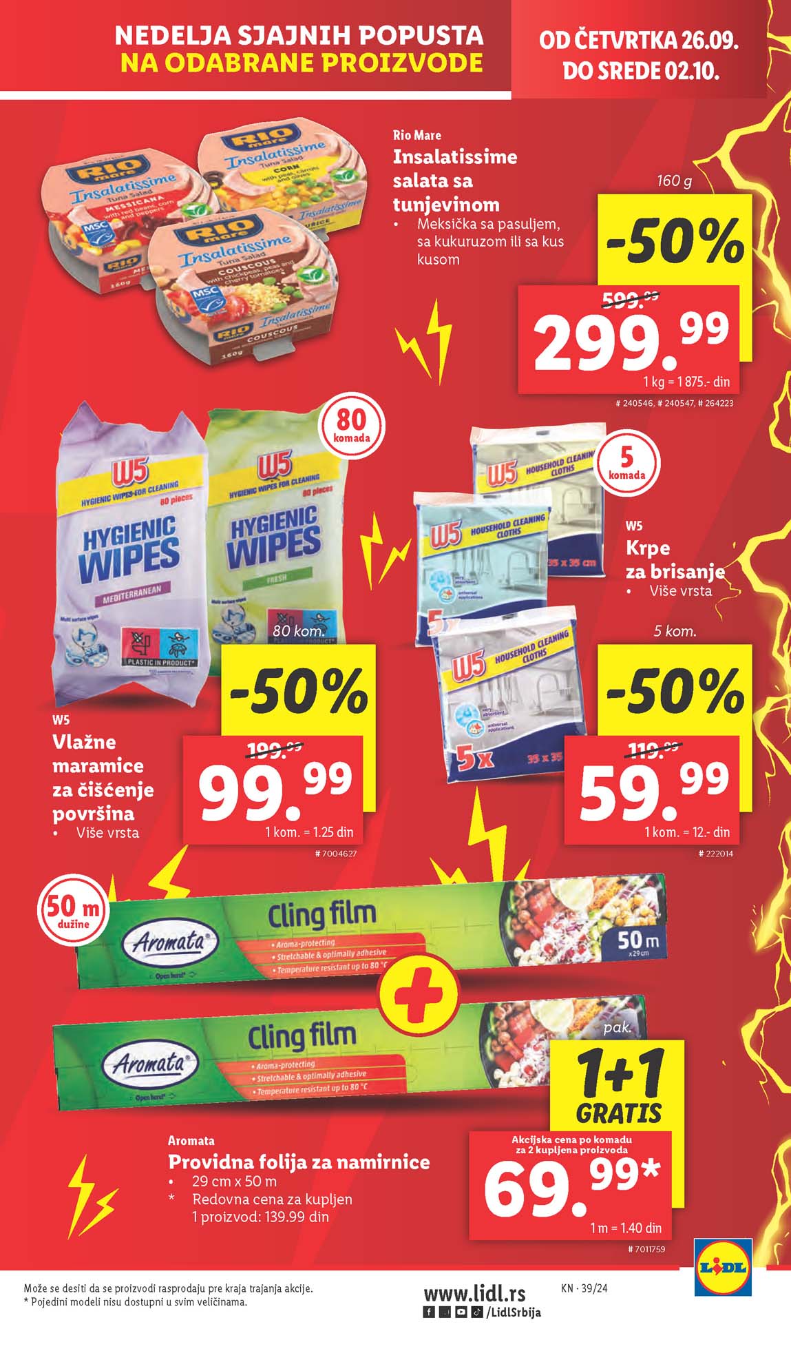 LIDL SNIZENJE SNIZENJA  KATALOG AKCIJA