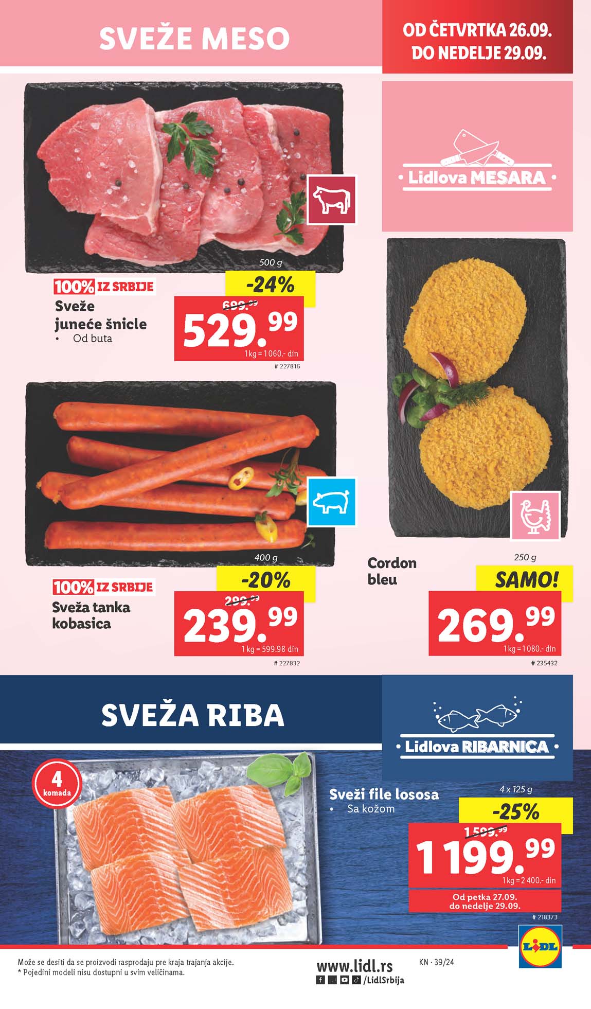 LIDL SNIZENJE SNIZENJA  KATALOG AKCIJA