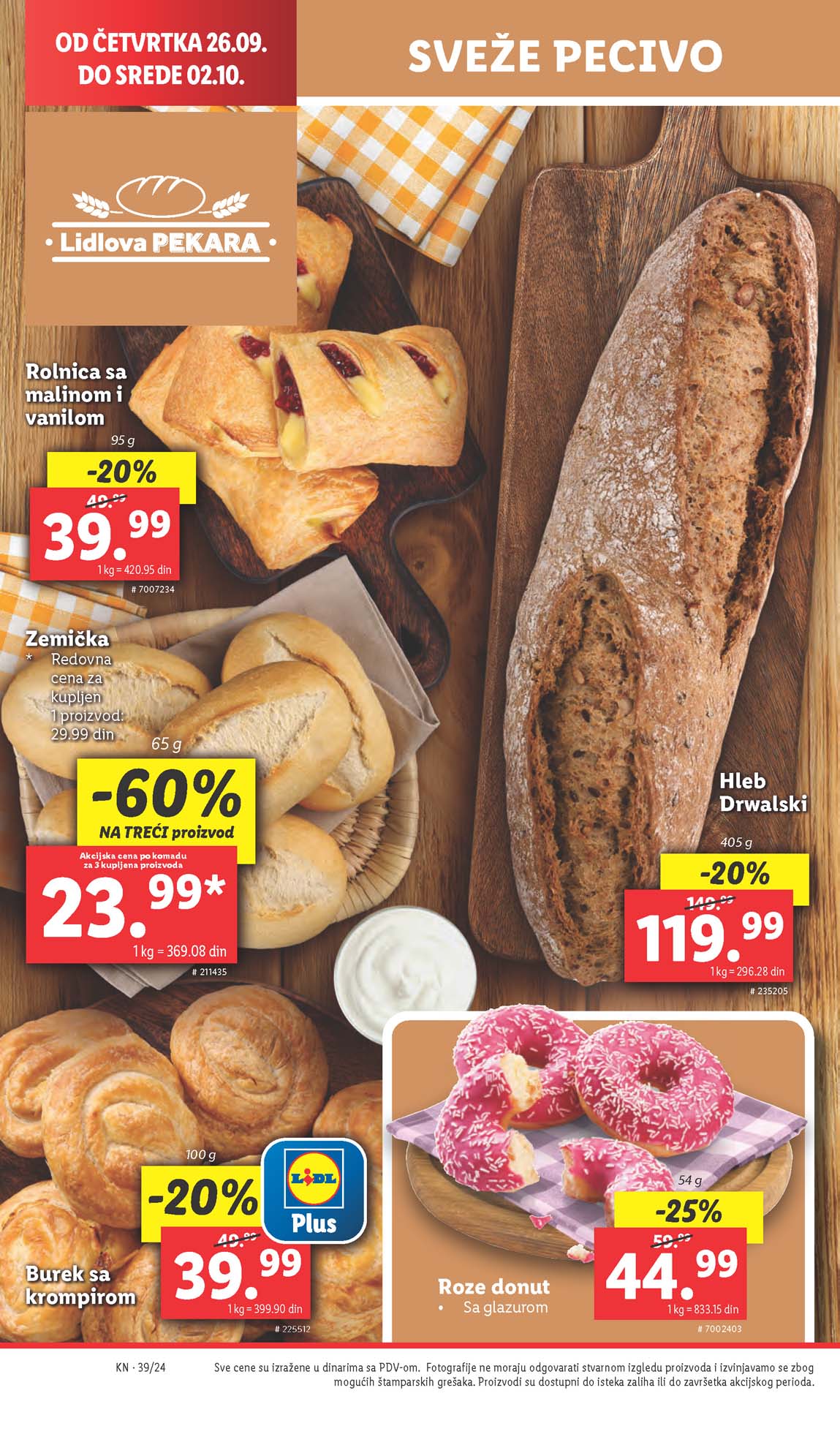 LIDL SNIZENJE SNIZENJA  KATALOG AKCIJA