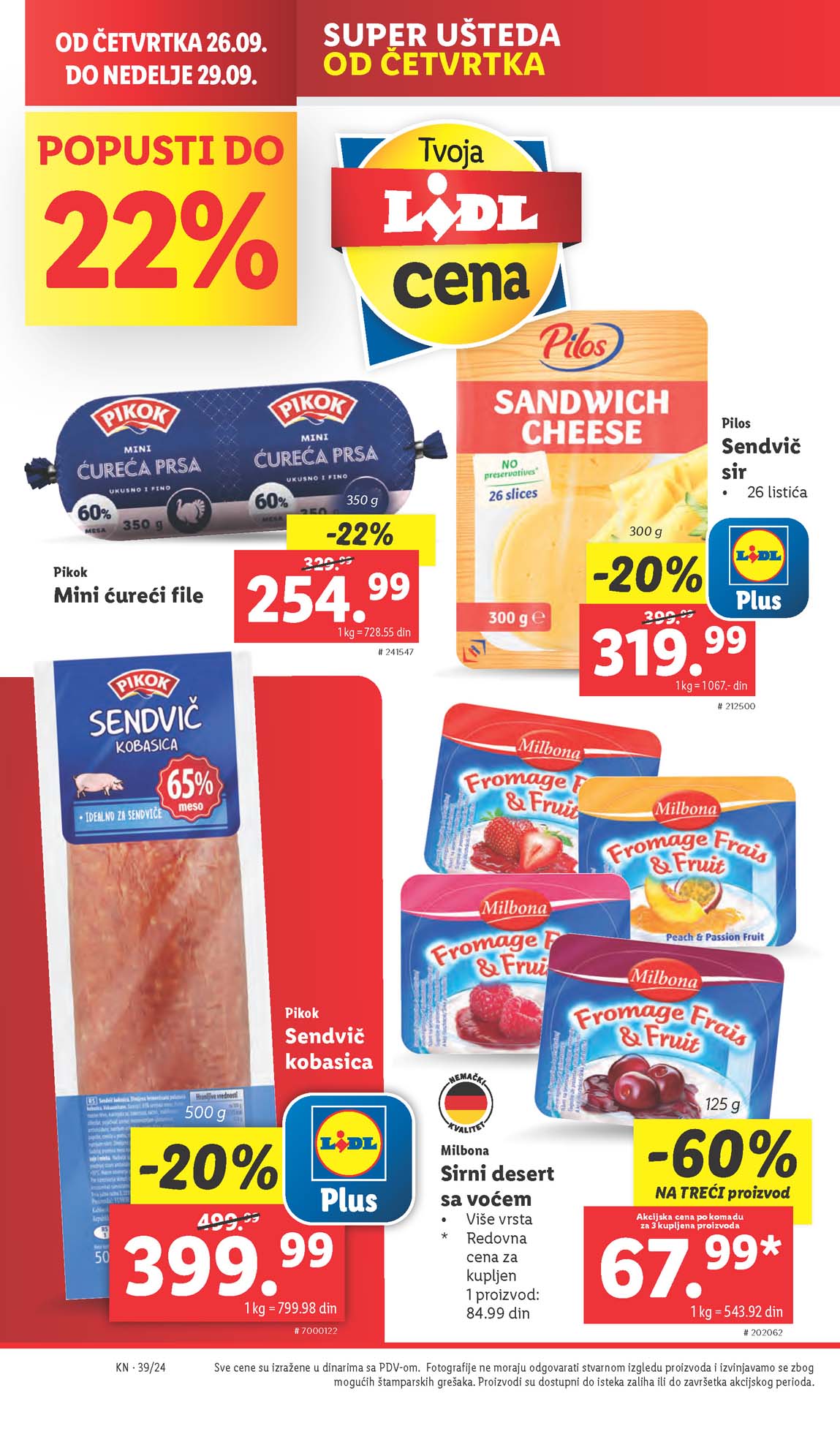 LIDL SNIZENJE SNIZENJA  KATALOG AKCIJA