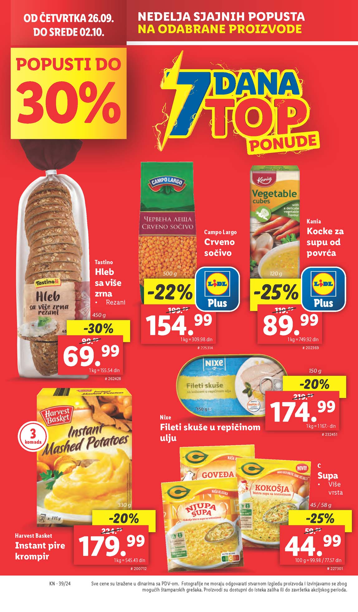 LIDL SNIZENJE SNIZENJA  KATALOG AKCIJA