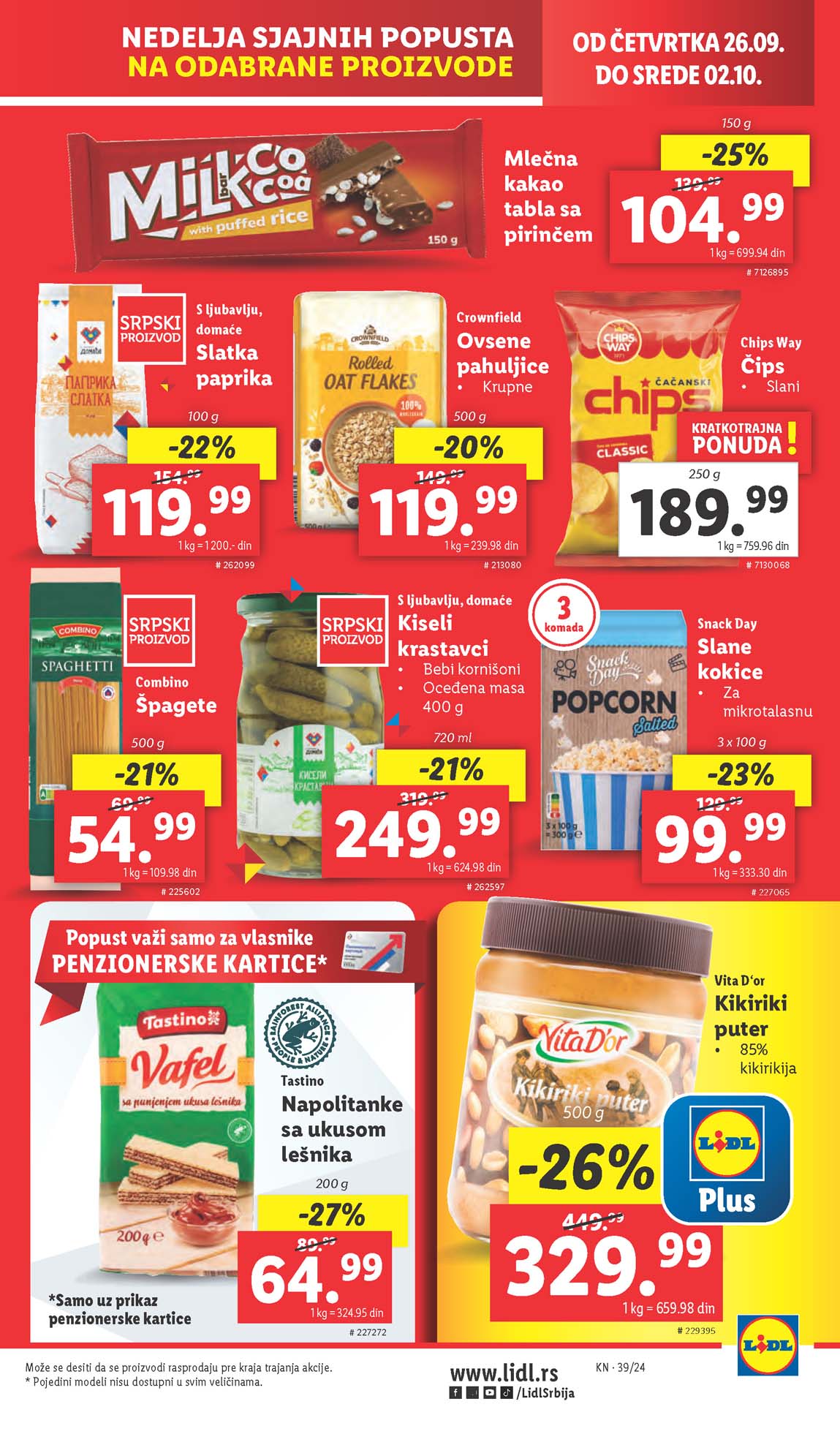 LIDL SNIZENJE SNIZENJA  KATALOG AKCIJA