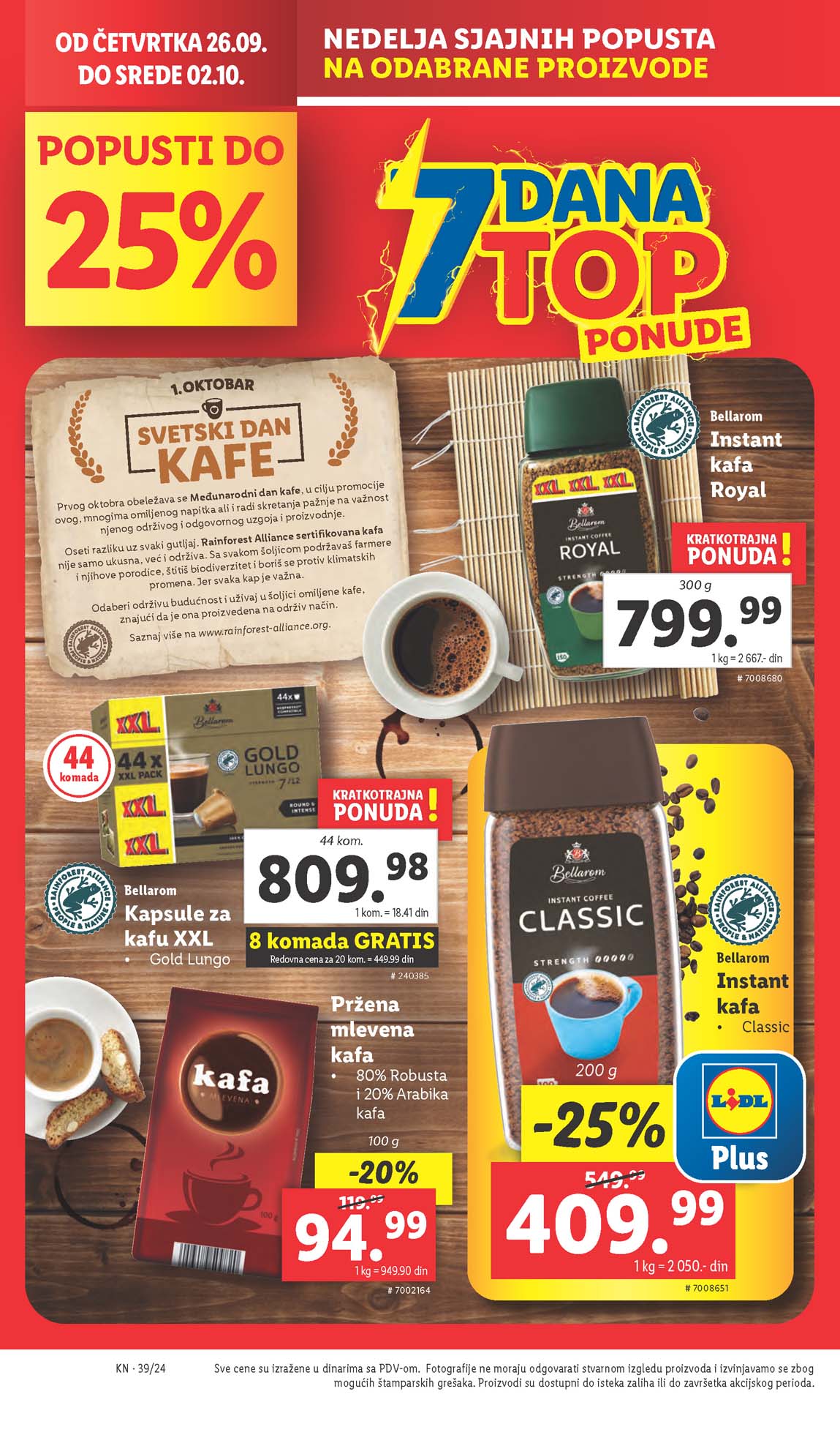 LIDL SNIZENJE SNIZENJA  KATALOG AKCIJA