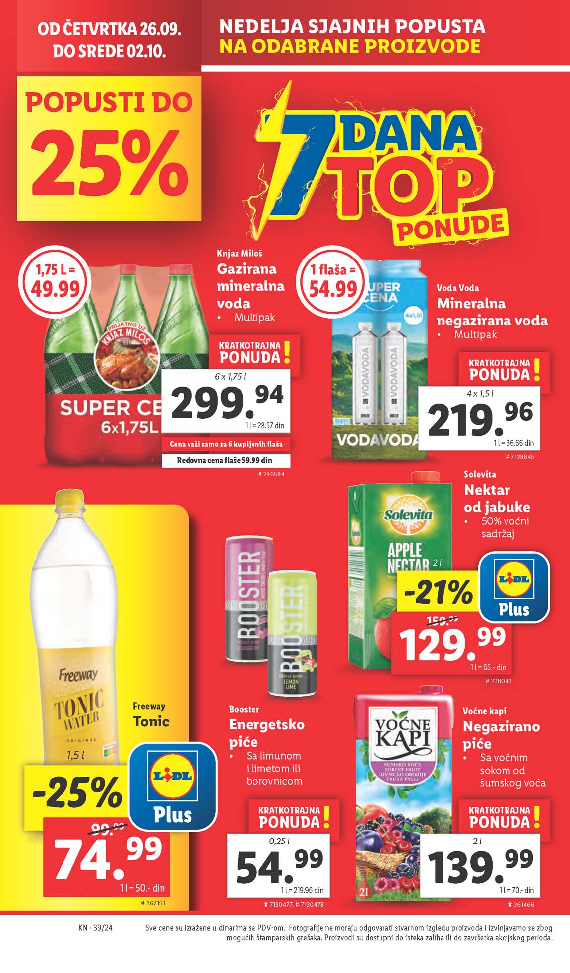 LIDL SNIZENJE SNIZENJA  KATALOG AKCIJA