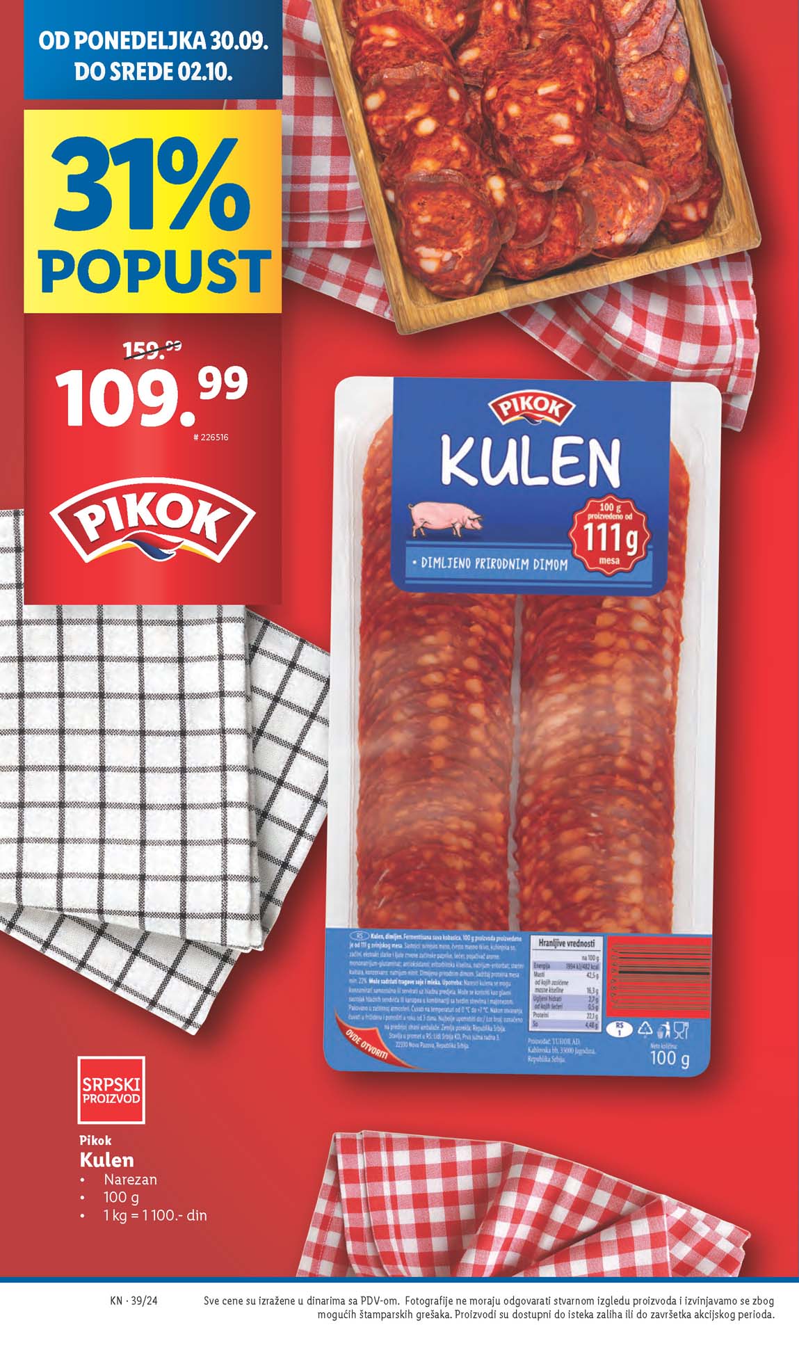 LIDL SNIZENJE SNIZENJA  KATALOG AKCIJA