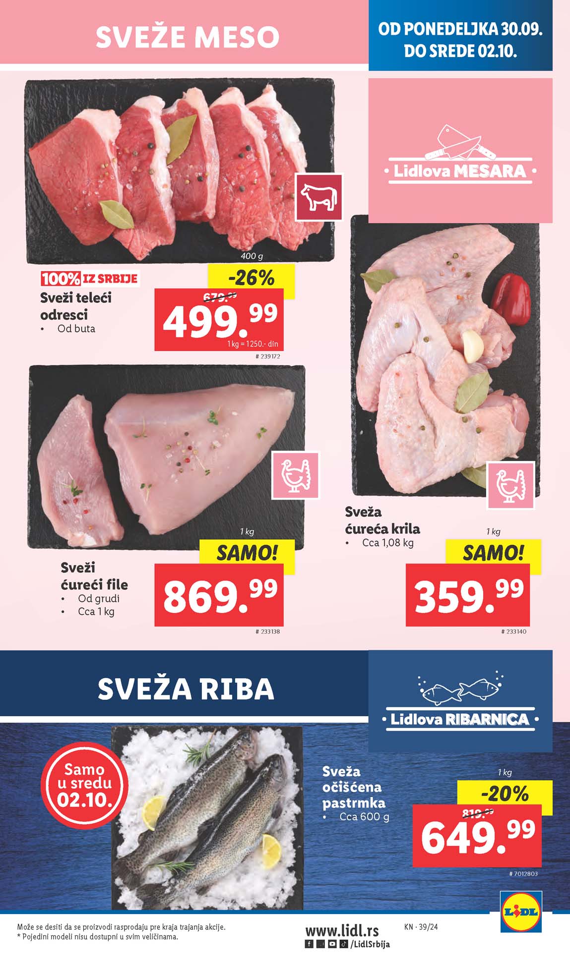 LIDL SNIZENJE SNIZENJA  KATALOG AKCIJA