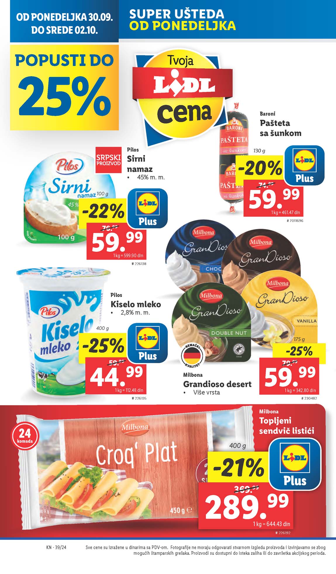 LIDL SNIZENJE SNIZENJA  KATALOG AKCIJA