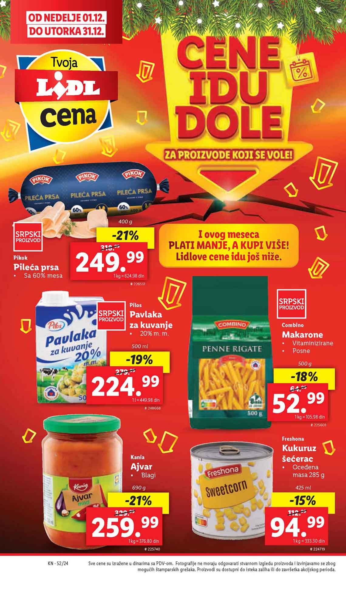 Katalozi Lidl kataloška ponuda